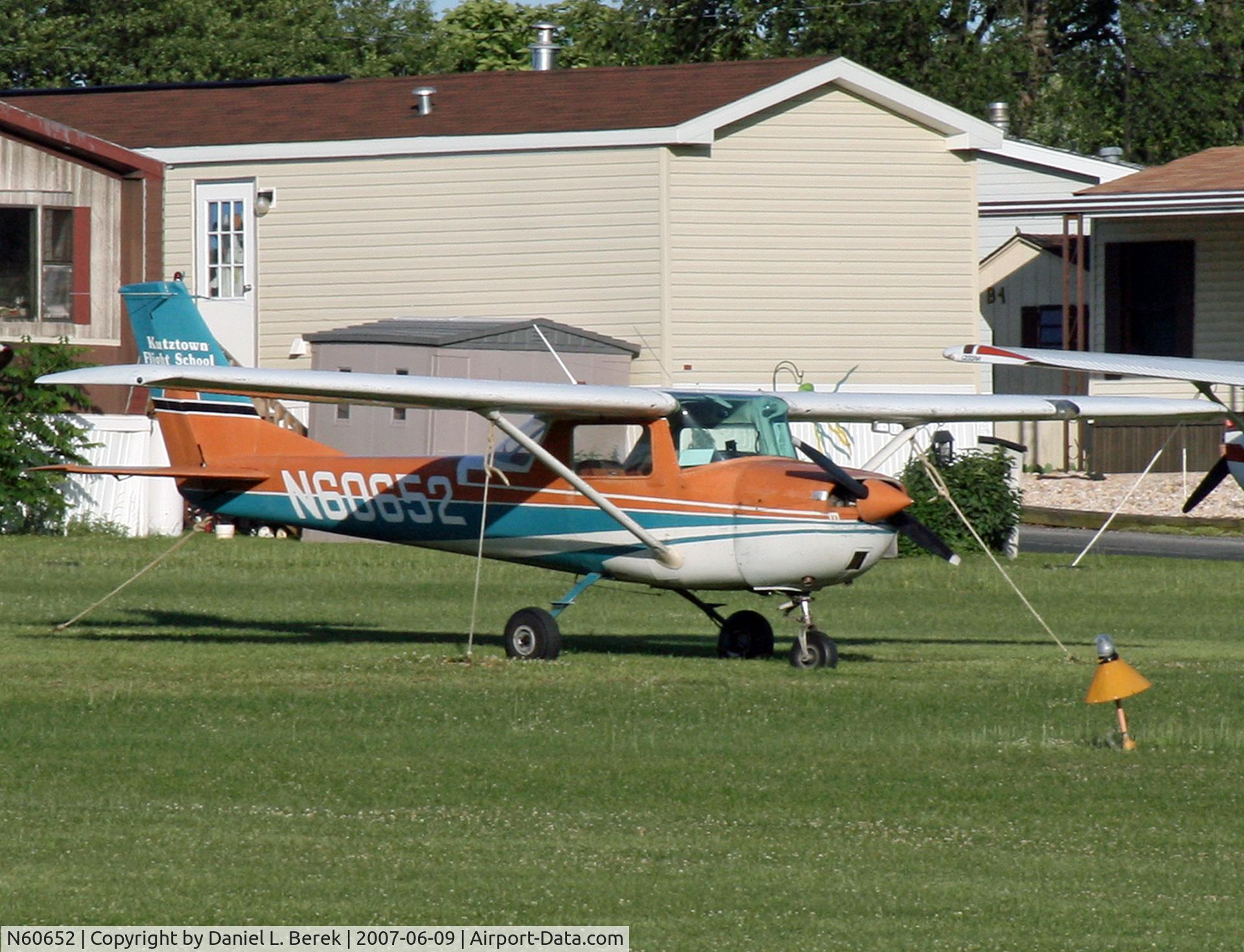 N60652, 1969 Cessna 150J C/N 15070479, The Kutztown Flight School and Kutztown Airport are no more, and this little trainer found work down south.