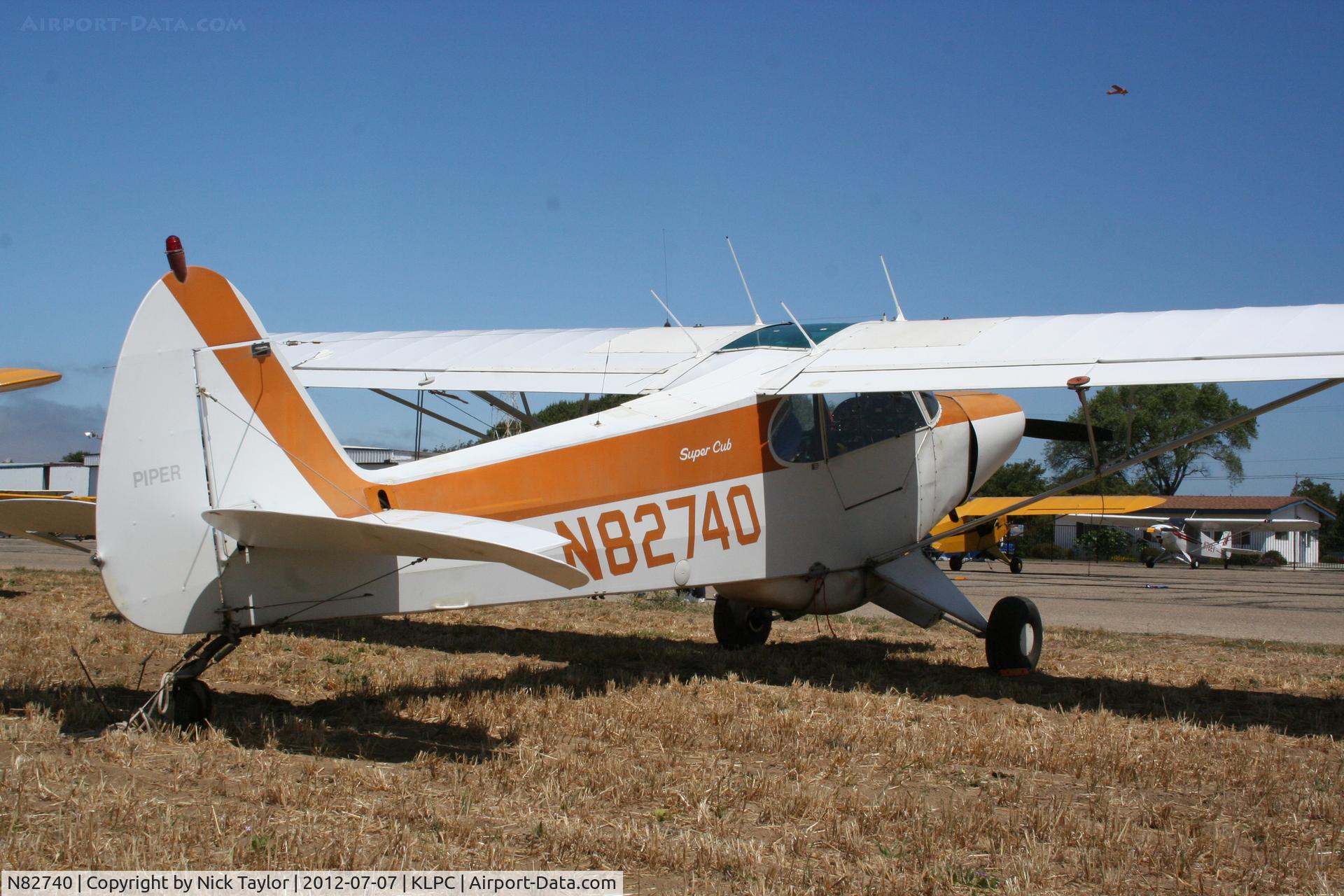 N82740, 1977 Piper PA-18-150 Super Cub C/N 18-7709186, Lompoc Piper Cub fly in 2012