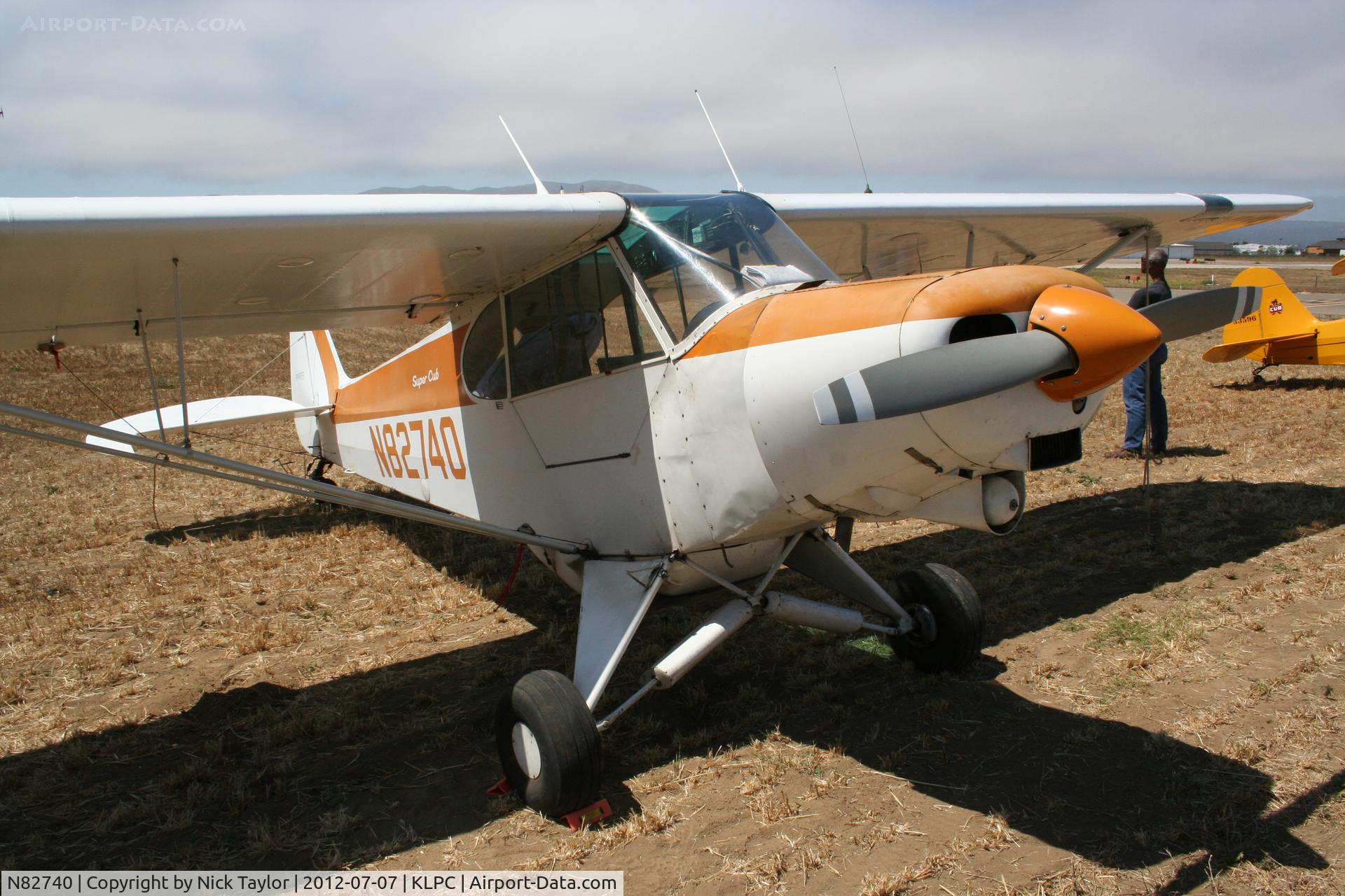 N82740, 1977 Piper PA-18-150 Super Cub C/N 18-7709186, Lompoc Piper Cub fly in 2012