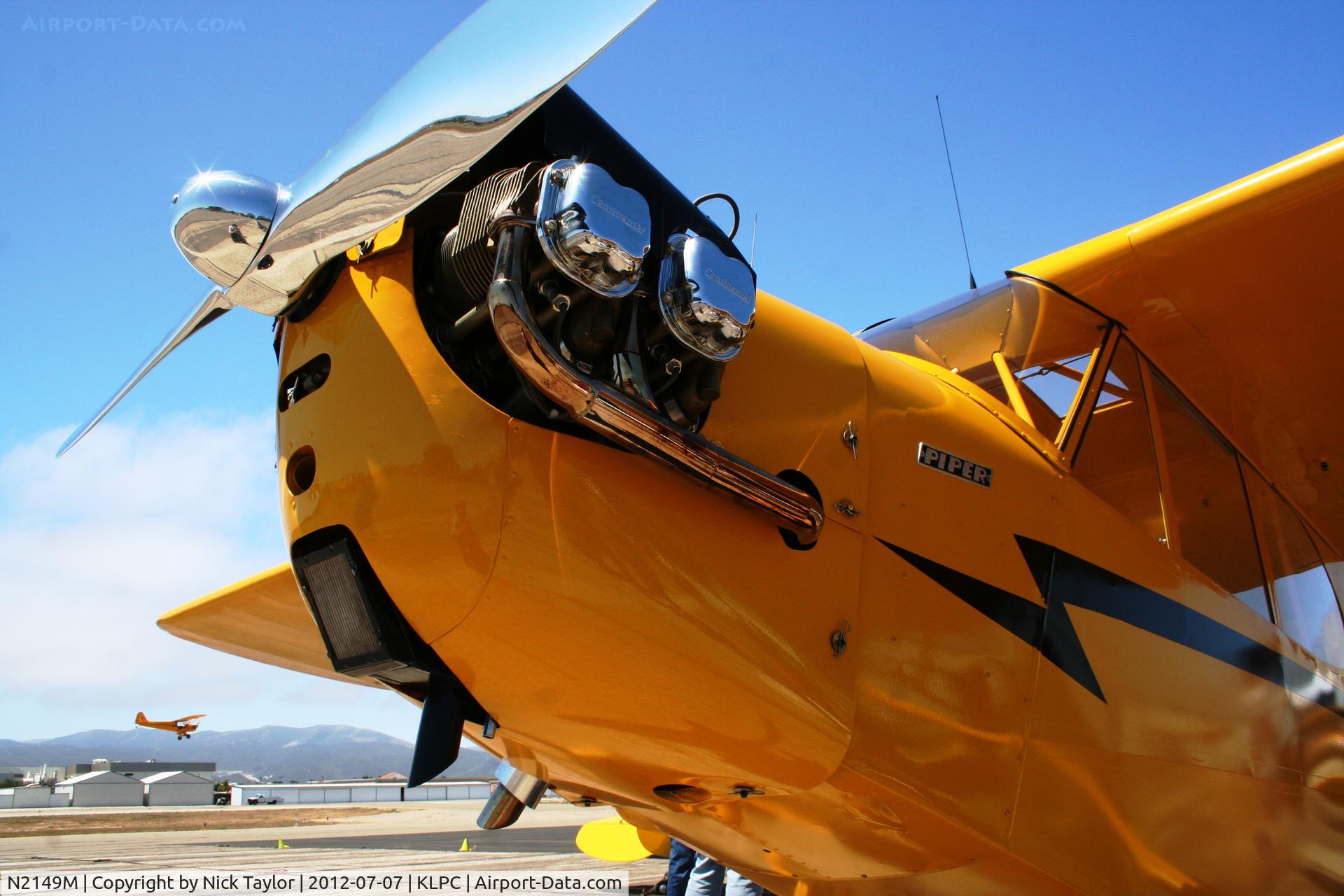 N2149M, 1946 Piper J3C-65 Cub Cub C/N 20936, Lompoc Piper Cub fly in 2012