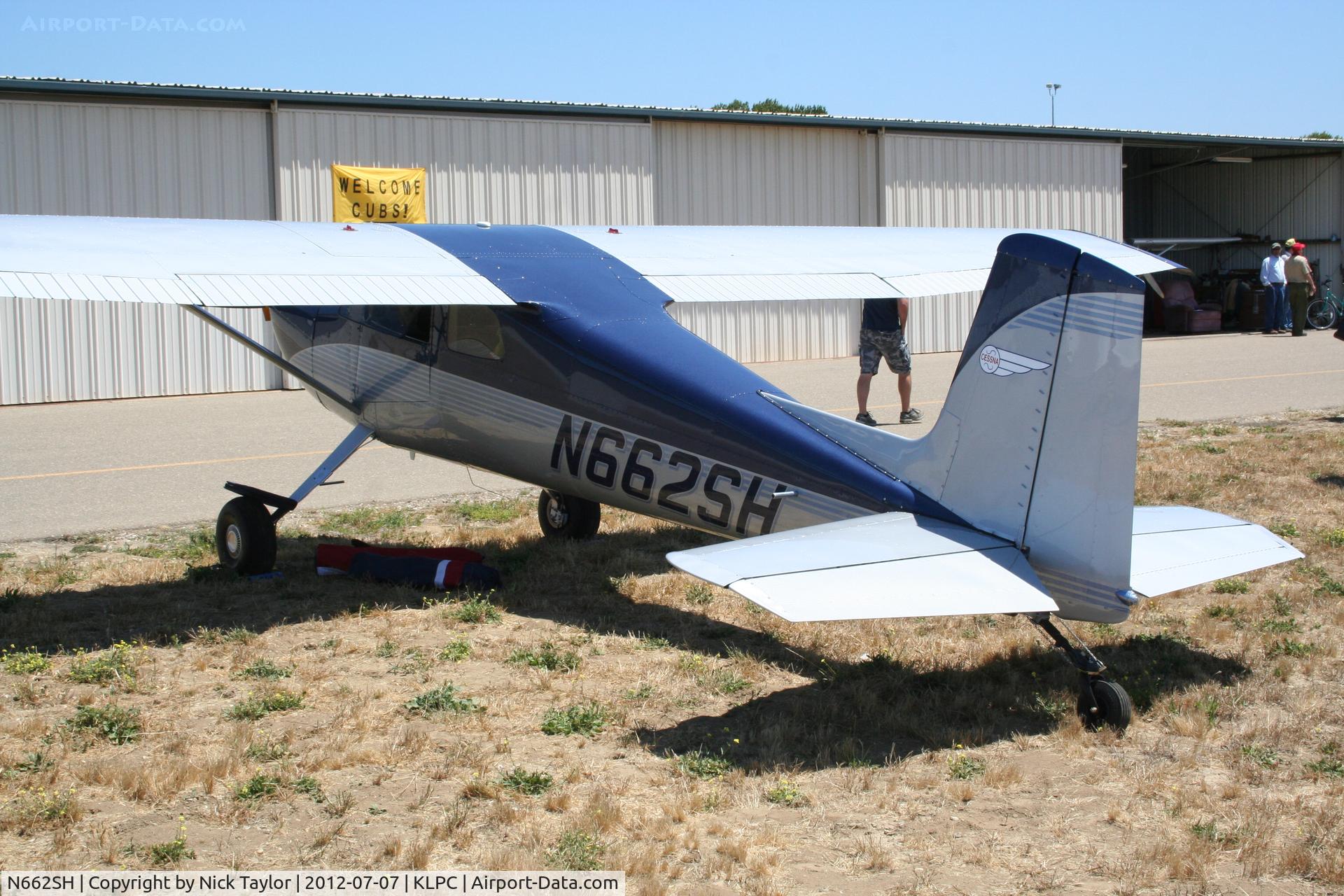 N662SH, 1962 Cessna 150B C/N 15059641, Lompoc Piper Cub fly in 2012
