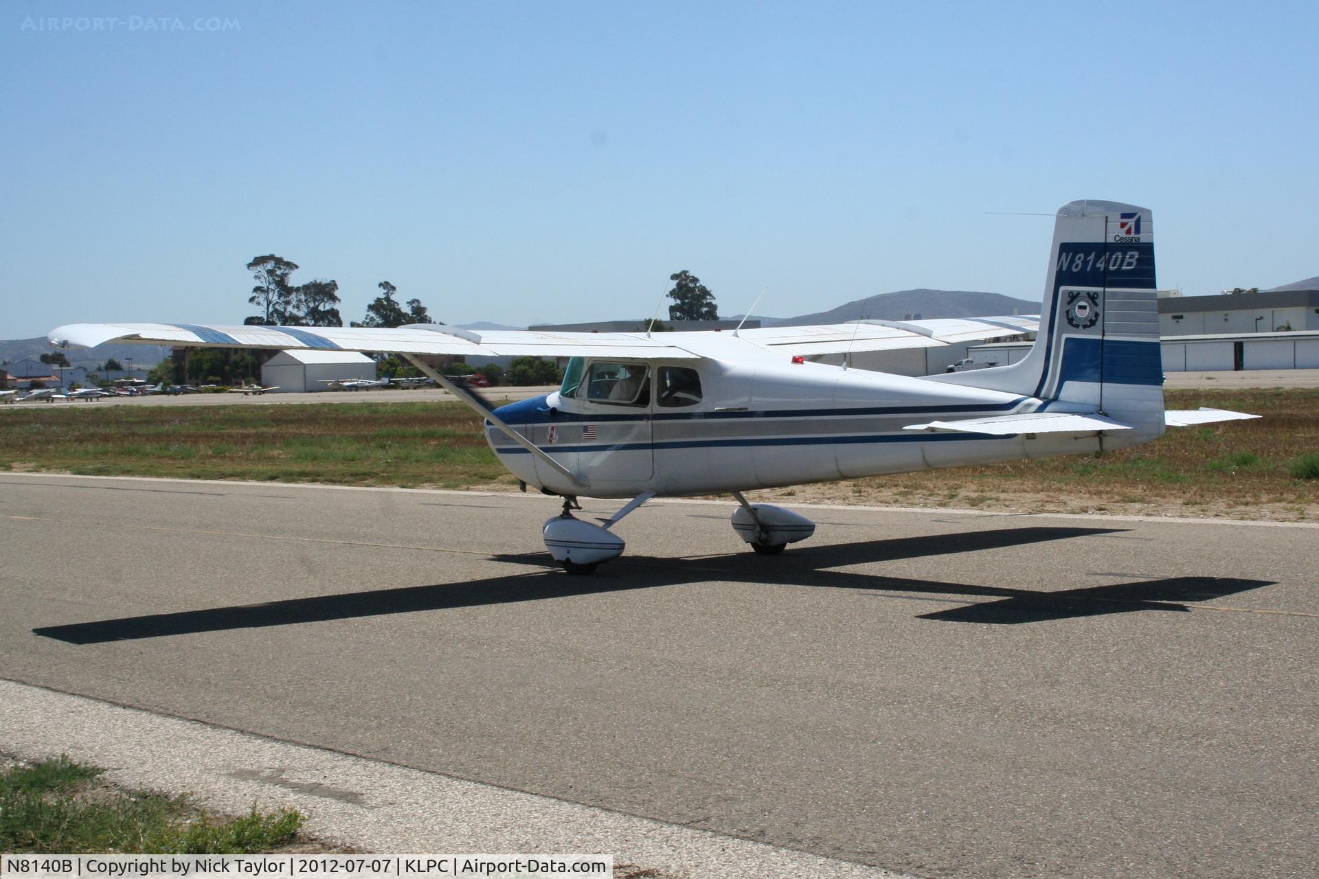 N8140B, 1957 Cessna 172 C/N 29940, Lompoc Piper Cub fly in 2012