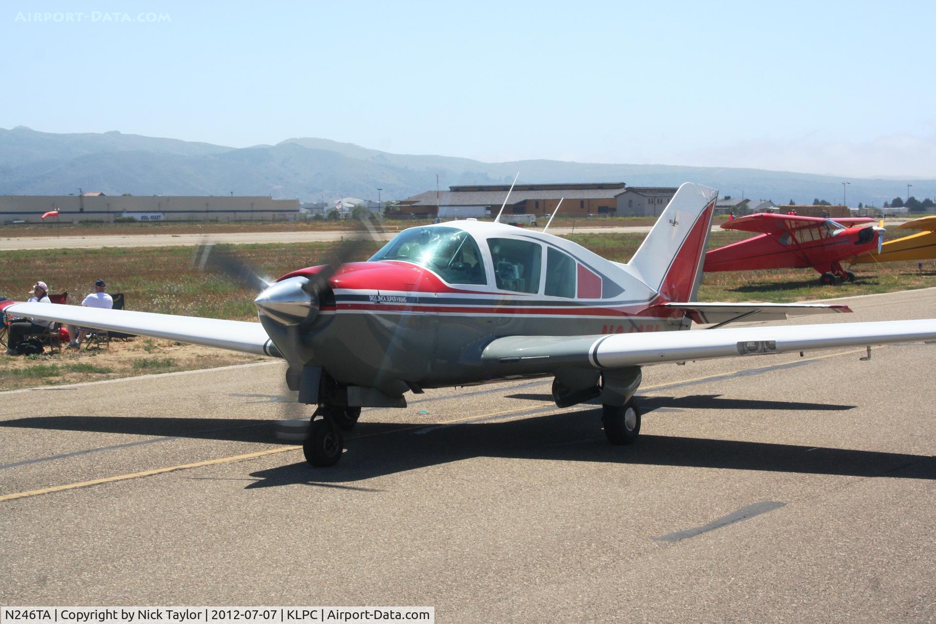 N246TA, 1979 Bellanca 17-30A Viking C/N 80-30977, Lompoc Piper Cub fly in 2012