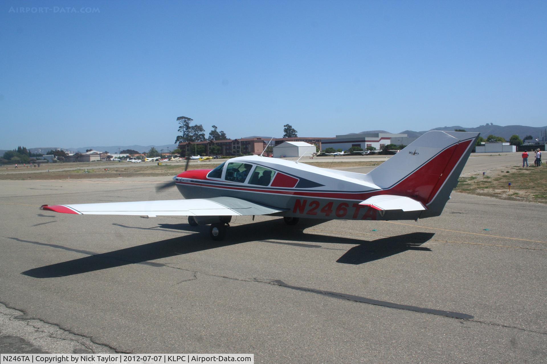 N246TA, 1979 Bellanca 17-30A Viking C/N 80-30977, Lompoc Piper Cub fly in 2012