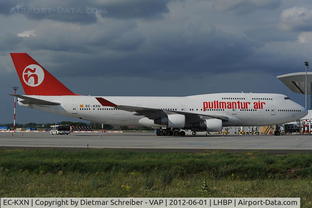 EC-KXN, 1994 Boeing 747-4H6 C/N 25703, Pulmantur Air Boeing 747-400