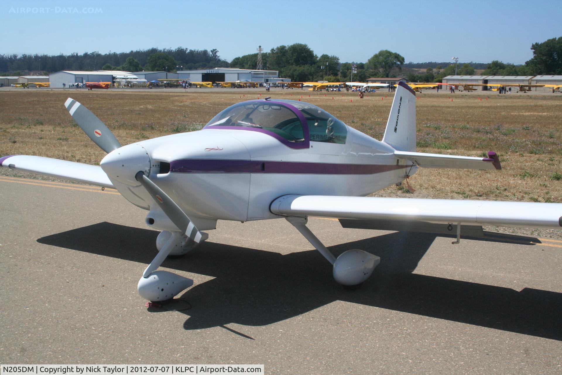N205DM, 1999 Vans RV-6A C/N 60205, Parked on the south side