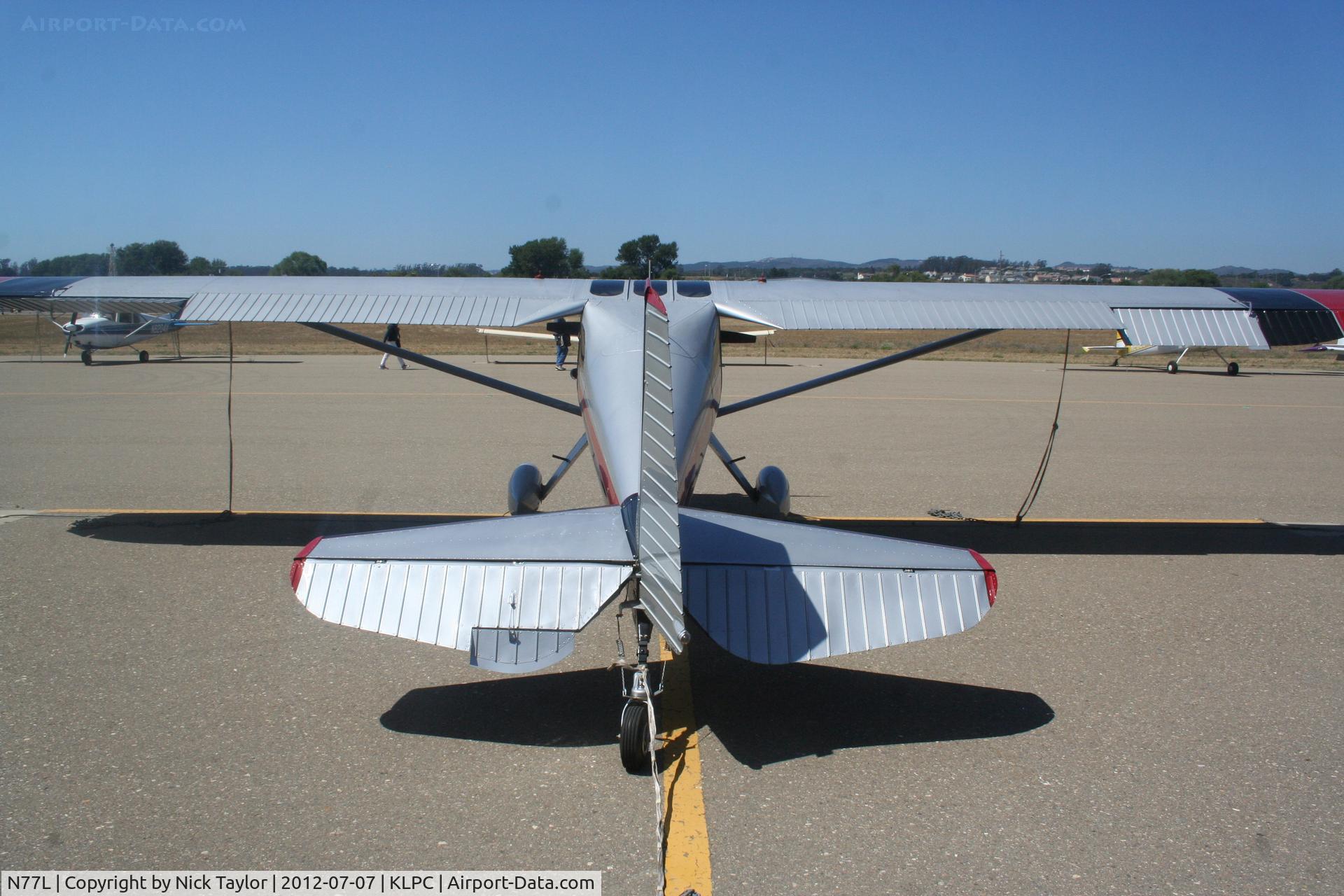 N77L, 1948 Luscombe 8A C/N 6339, Parked on the south side