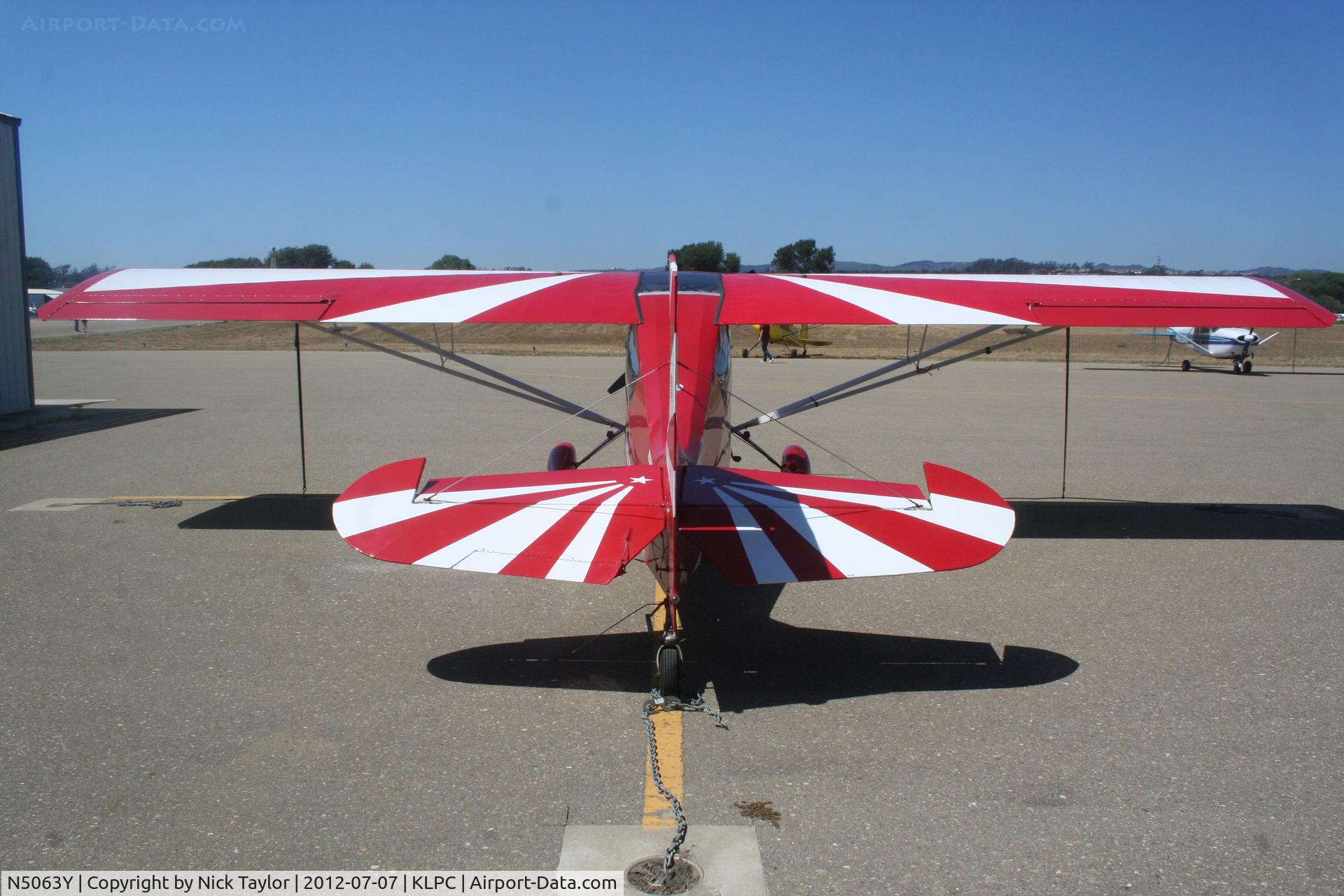 N5063Y, 1979 Bellanca 8KCAB Decathlon C/N 582-80, Parked on the south side