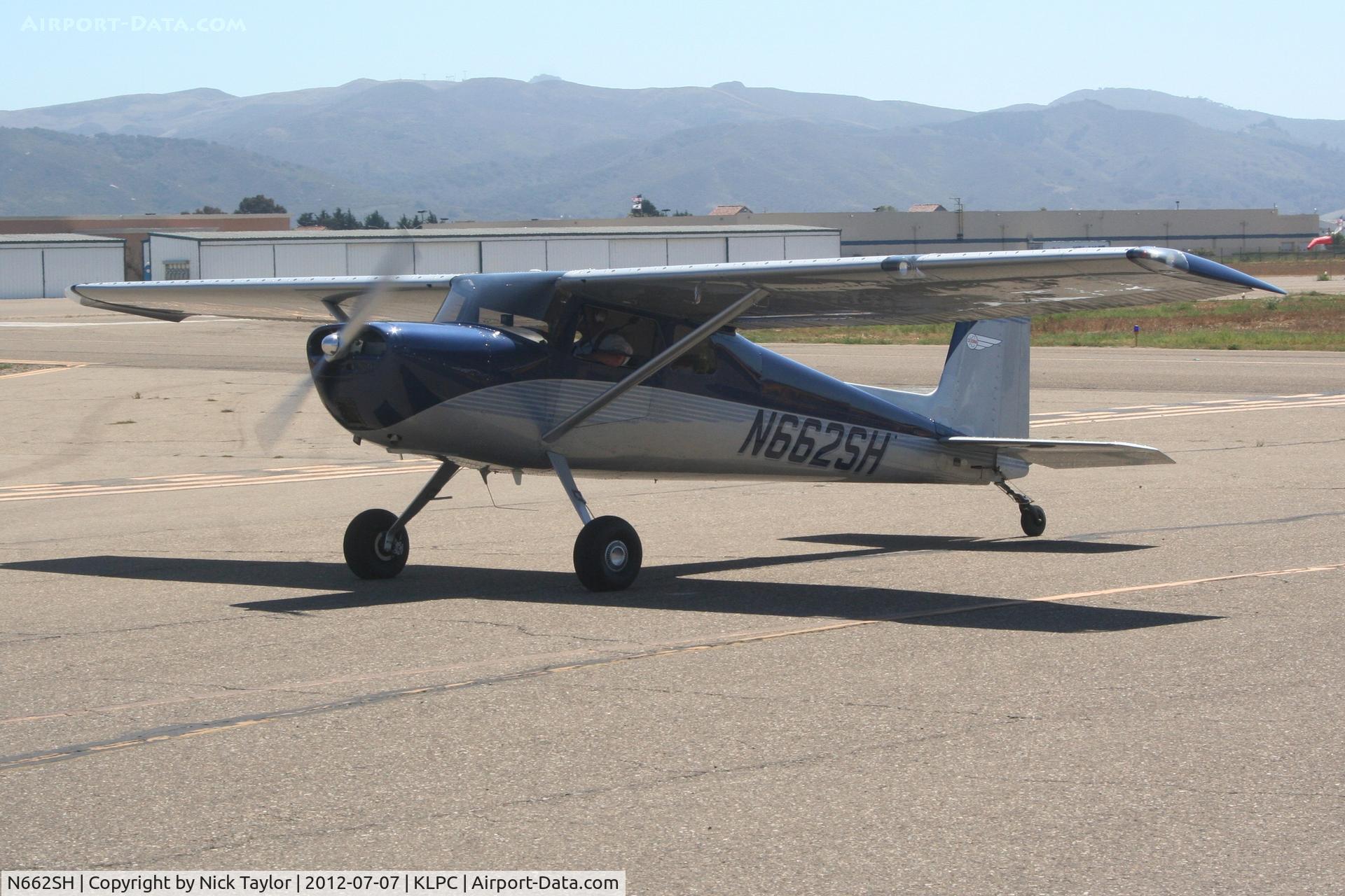 N662SH, 1962 Cessna 150B C/N 15059641, Departing