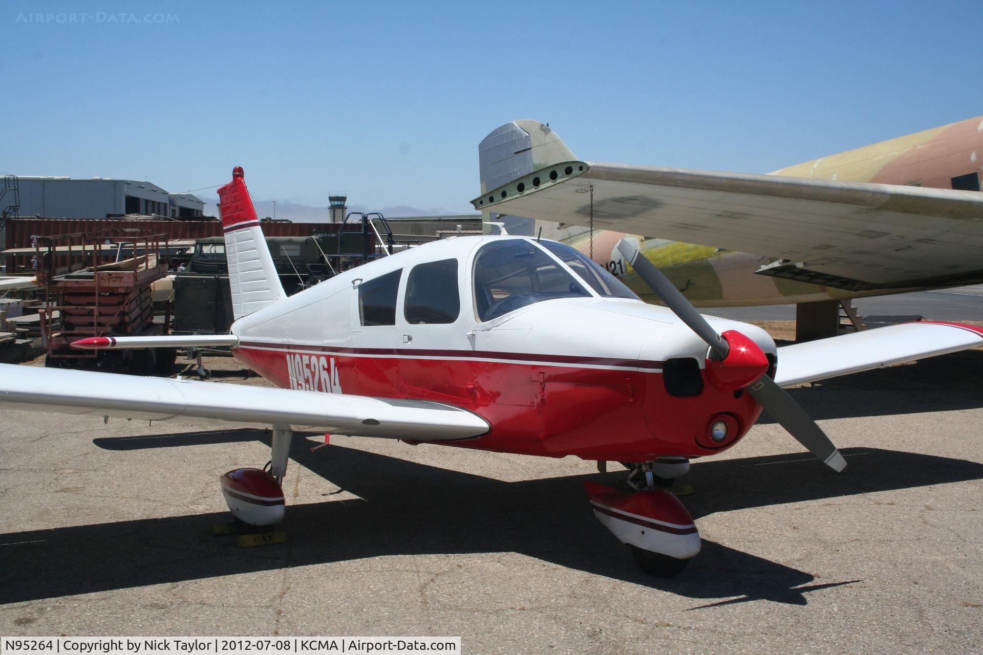 N95264, 1969 Piper PA-28-140 C/N 28-25867, Parked on the CAF ramp