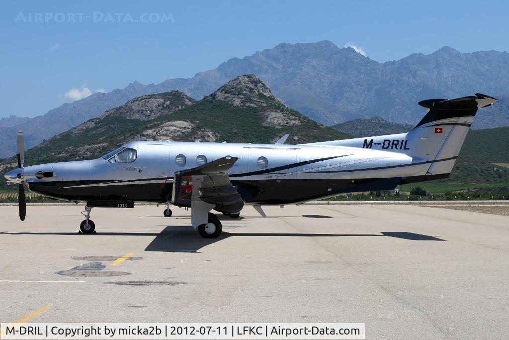M-DRIL, 2011 Pilatus PC-12/47E C/N 1318, Parked