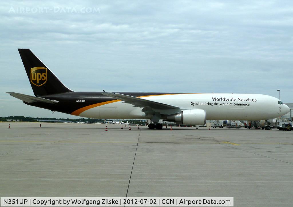 N351UP, 2012 Boeing 767-34AF/ER C/N 37874, visitor