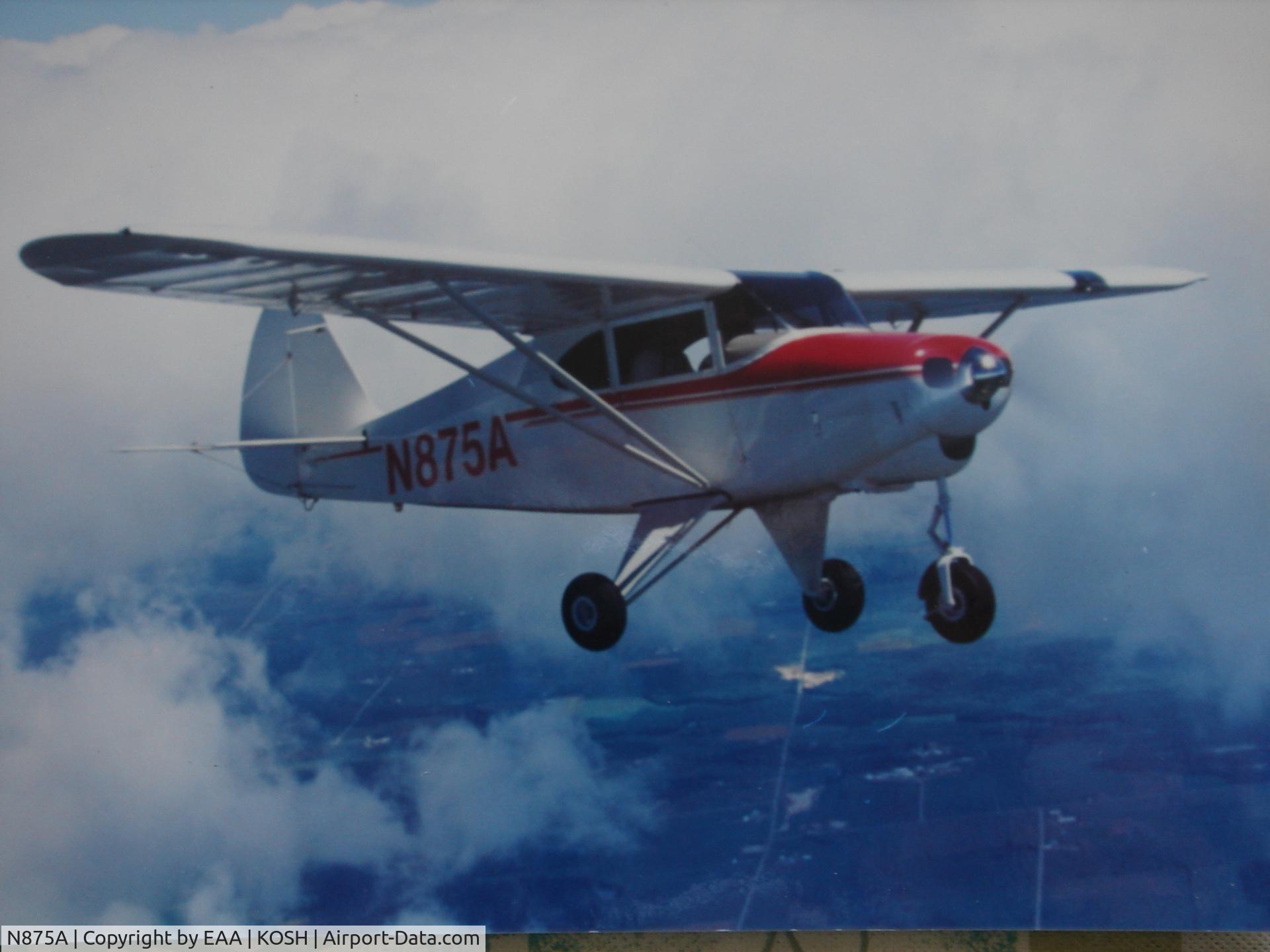 N875A, Piper PA-22 C/N 22-180, If interested, see EAA Sport Aviation Feb. 2000 for article on this plane with more pics.