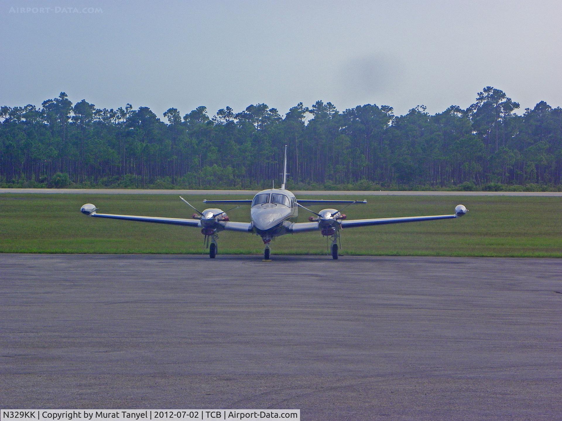 N329KK, 1980 Piper PA-31T1 Cheyenne 1 C/N 31T-8104011, Parked at Treasure Cay Intl