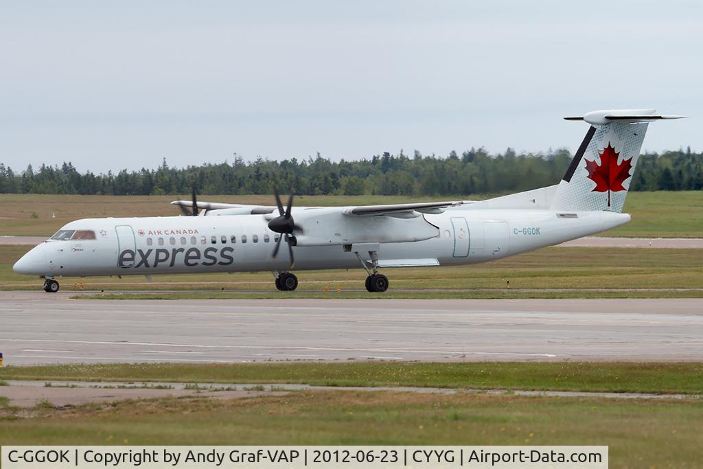C-GGOK, 2011 De Havilland Canada DHC-8-402Q Dash 8 C/N 4372, Air Canada Express DHC 8-400