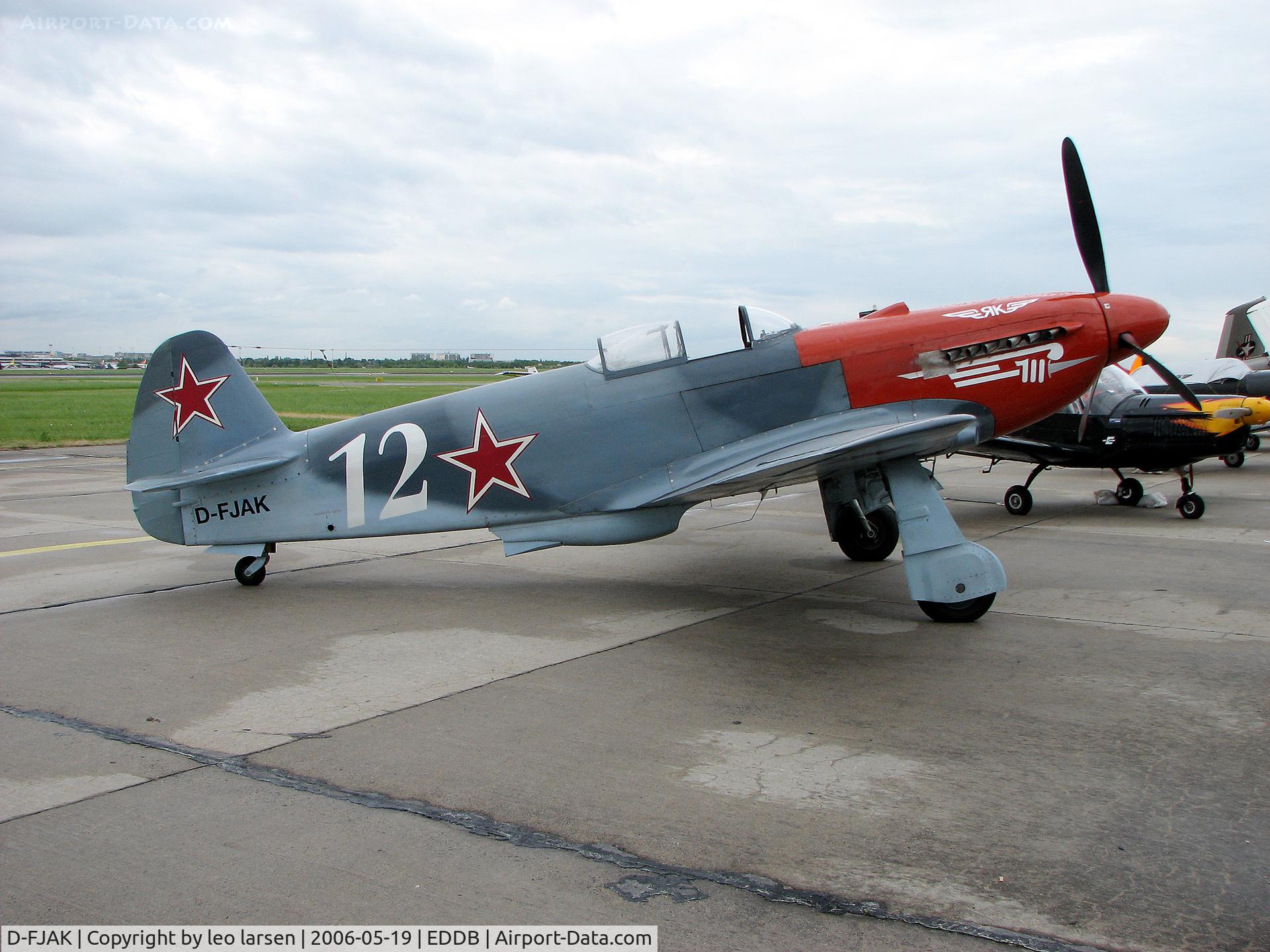 D-FJAK, 1996 Yakovlev Yak-3UA C/N 0470107, ILA Berlin Schönefeld 19.5.06