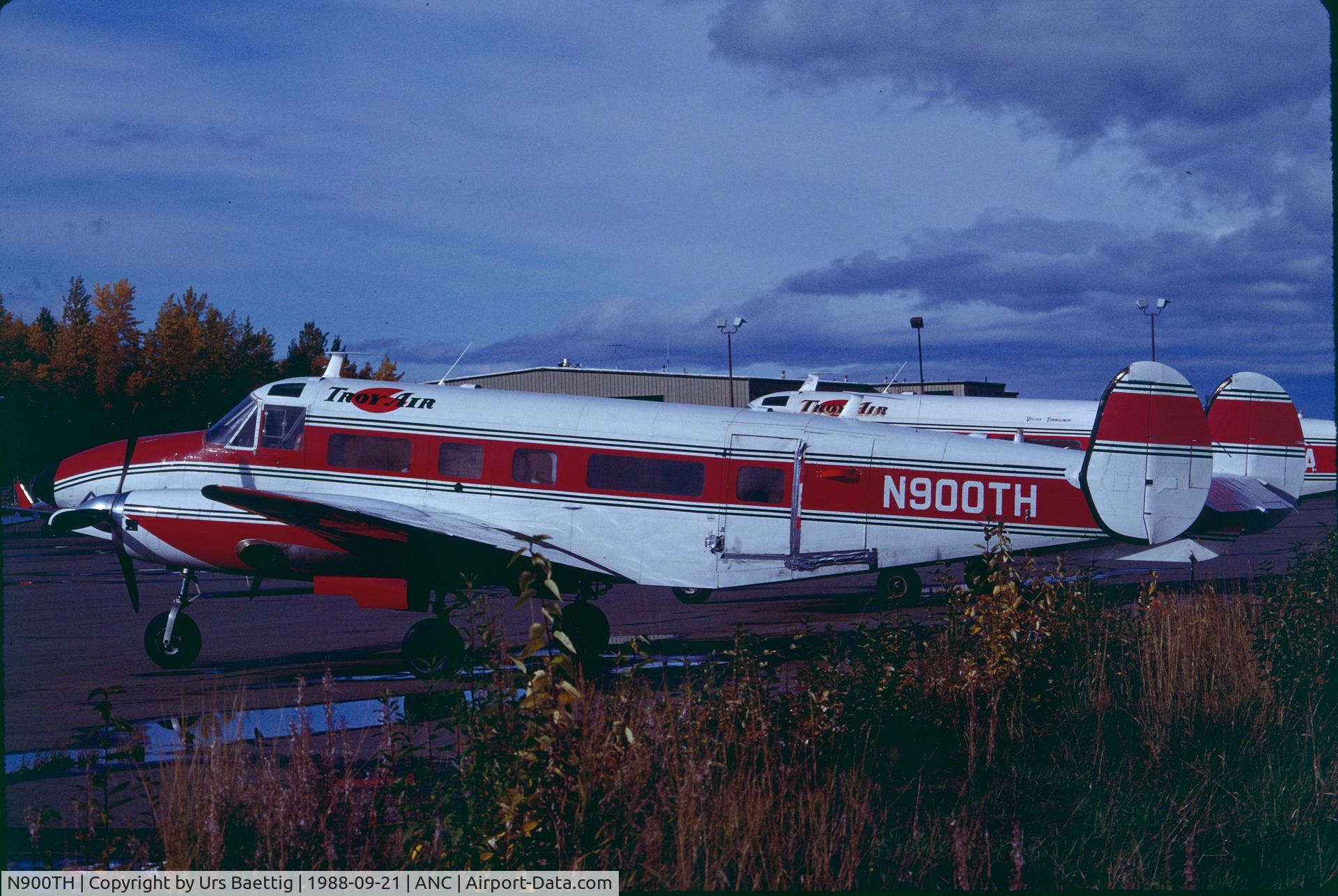 N900TH, 1941 Beech E18S C/N BA-106, Troy Air at ANC