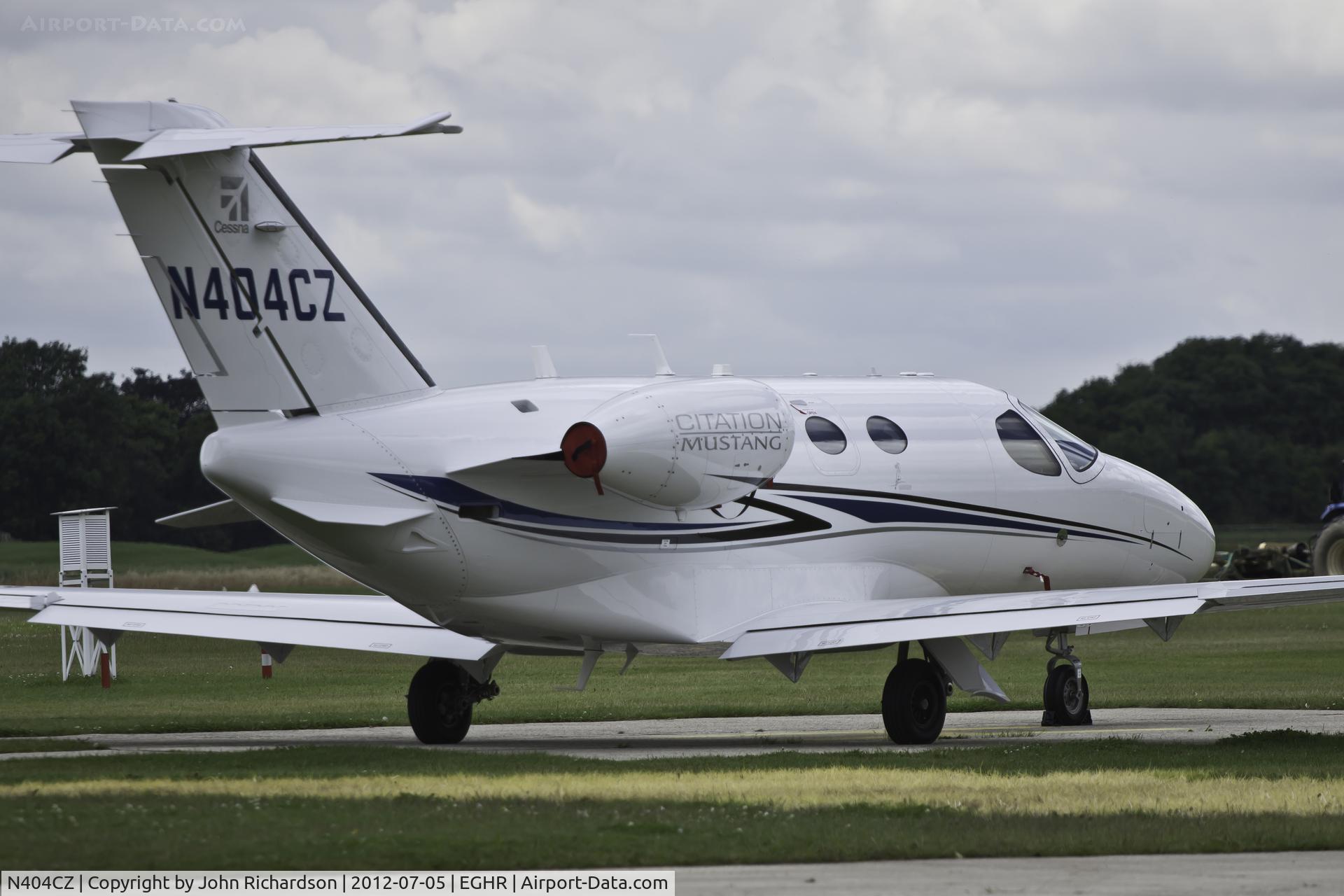 N404CZ, 2012 Cessna 510 Citation Mustang Citation Mustang C/N 510-0404, Parked at Goodwood UK