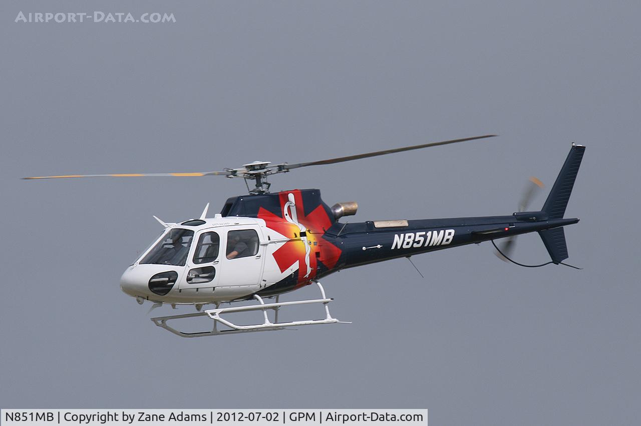 N851MB, 2011 Eurocopter AS-350B-3 Ecureuil Ecureuil C/N 7236, At Grand Prairie Municipal