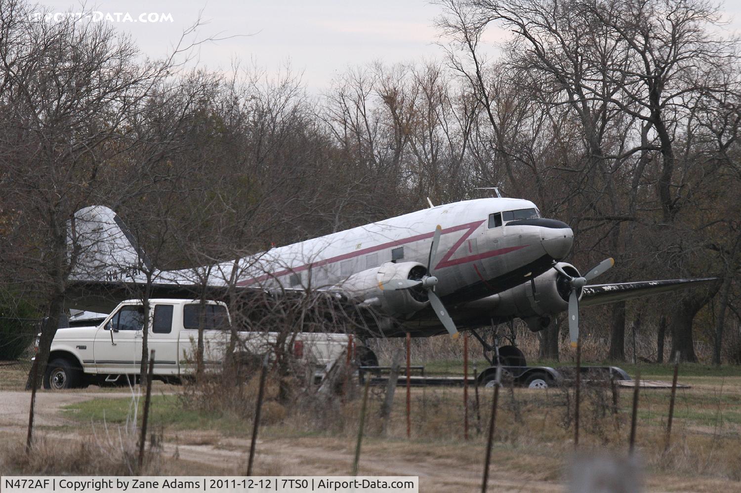 N472AF, 1944 Douglas DC3C-S1C3G (C-47A) C/N 13485, At Fairview Airport