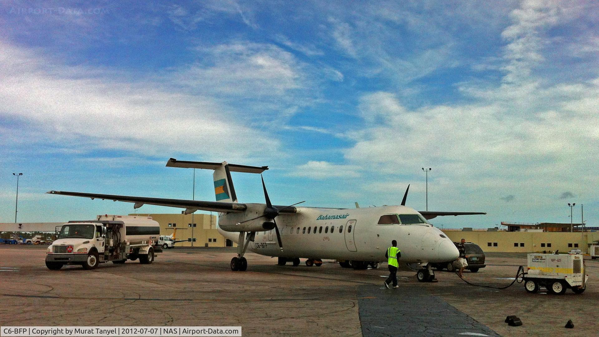 C6-BFP, 1991 De Havilland Canada DHC-8-314 Dash 8 C/N 309, After its flight from TCB to NAS