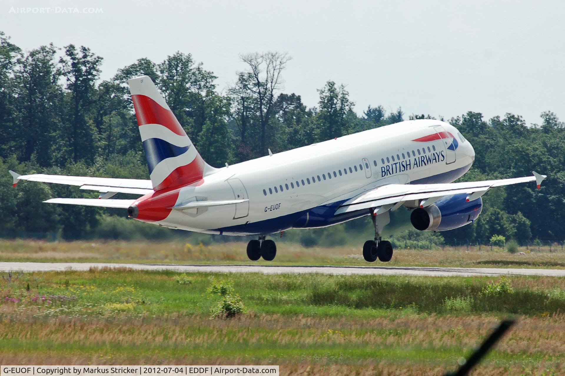 G-EUOF, 2001 Airbus A319-131 C/N 1590, Airbus A319