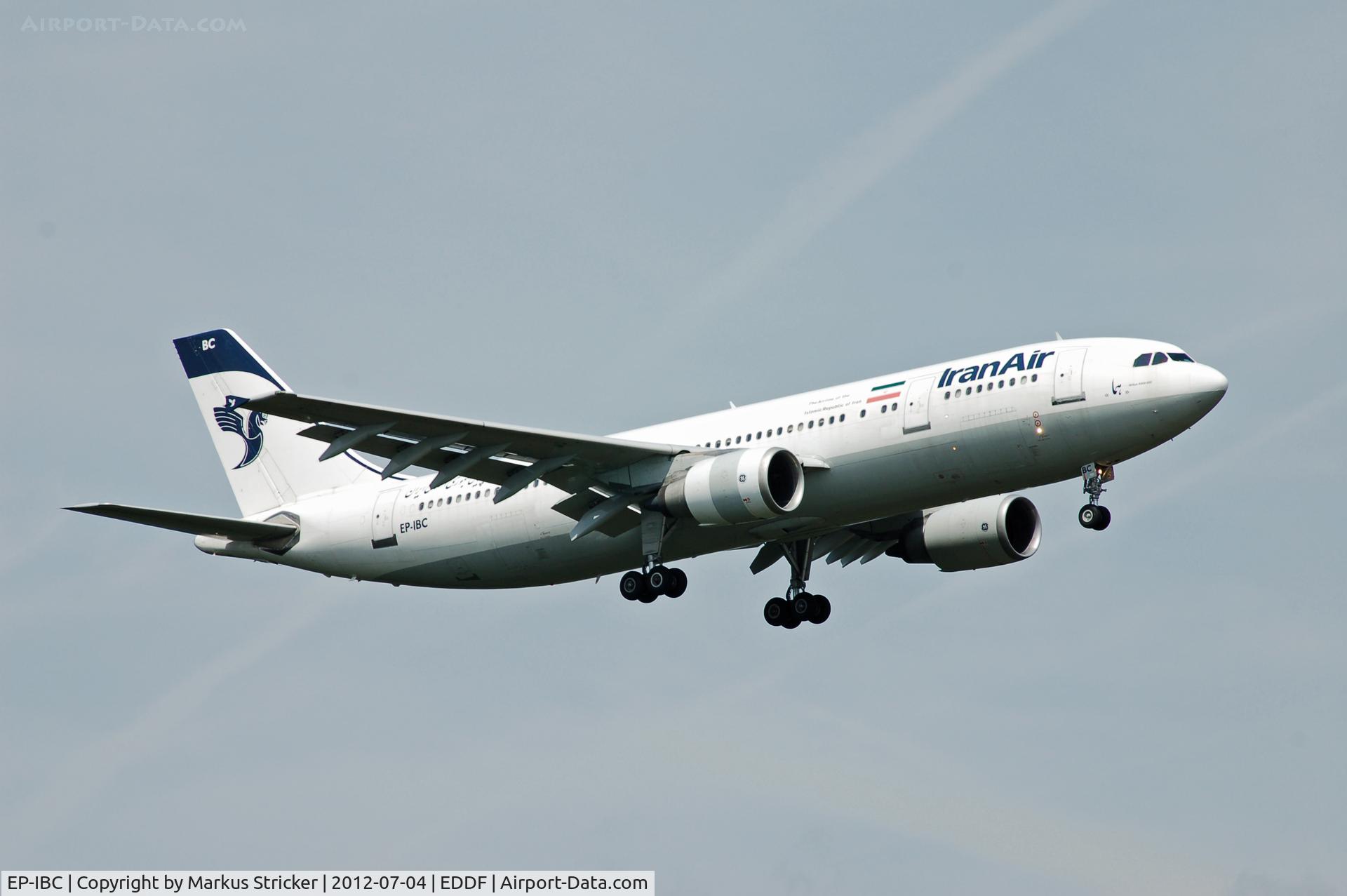 EP-IBC, 1992 Airbus A300B4-605R C/N 632, Airbus A300-600