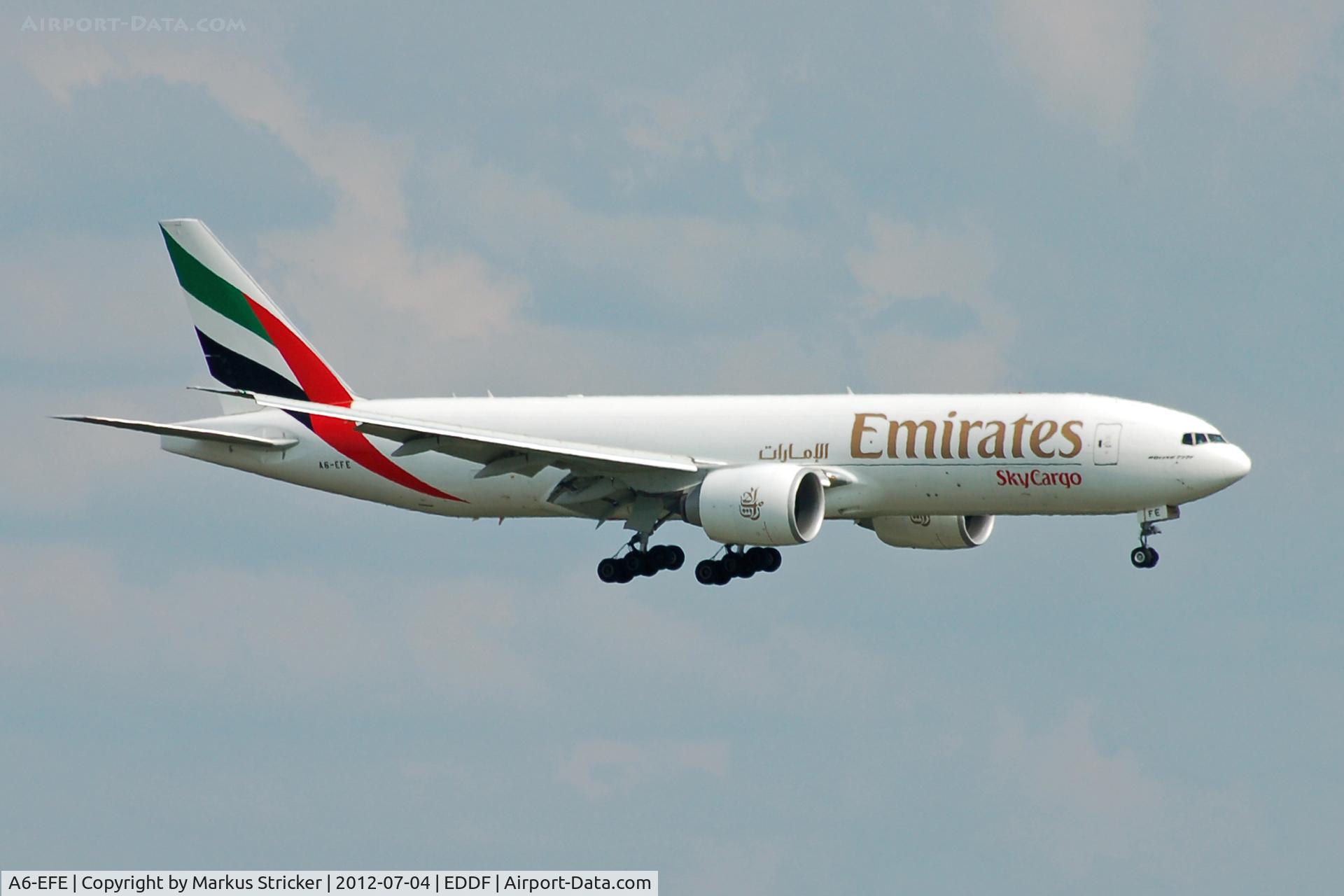A6-EFE, 2009 Boeing 777-F1H C/N 35607, Boeing 777F