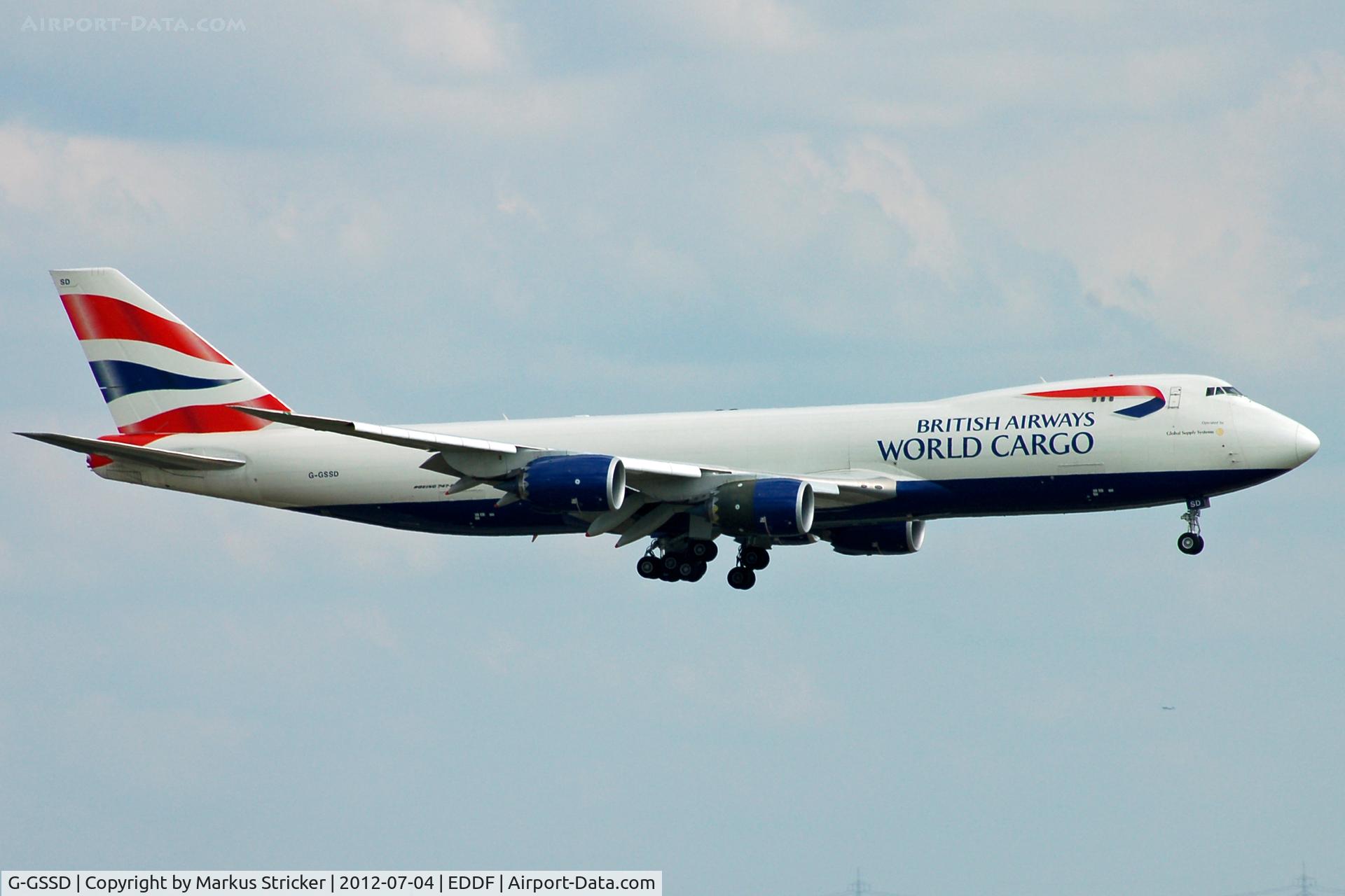 G-GSSD, 2011 Boeing 747-87UF C/N 37561, Boeing 747-8F
