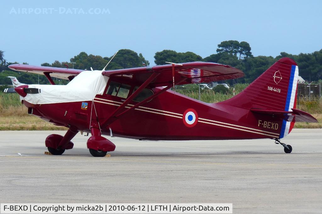 F-BEXD, 1948 Stinson 108-3 Voyager C/N 108-4419, Parked