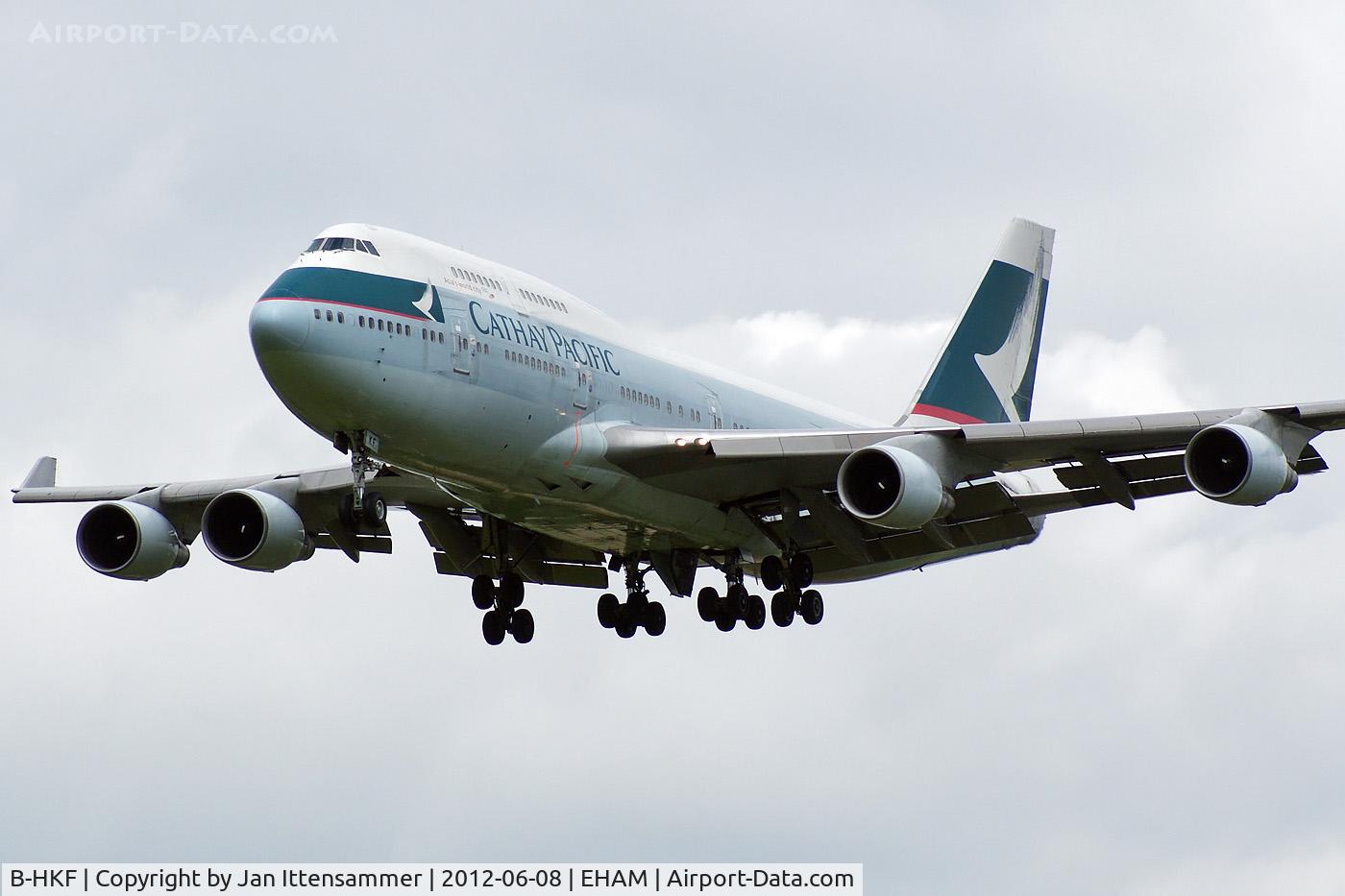 B-HKF, Boeing 747-412 C/N 25128, B-HKF @ EHAM