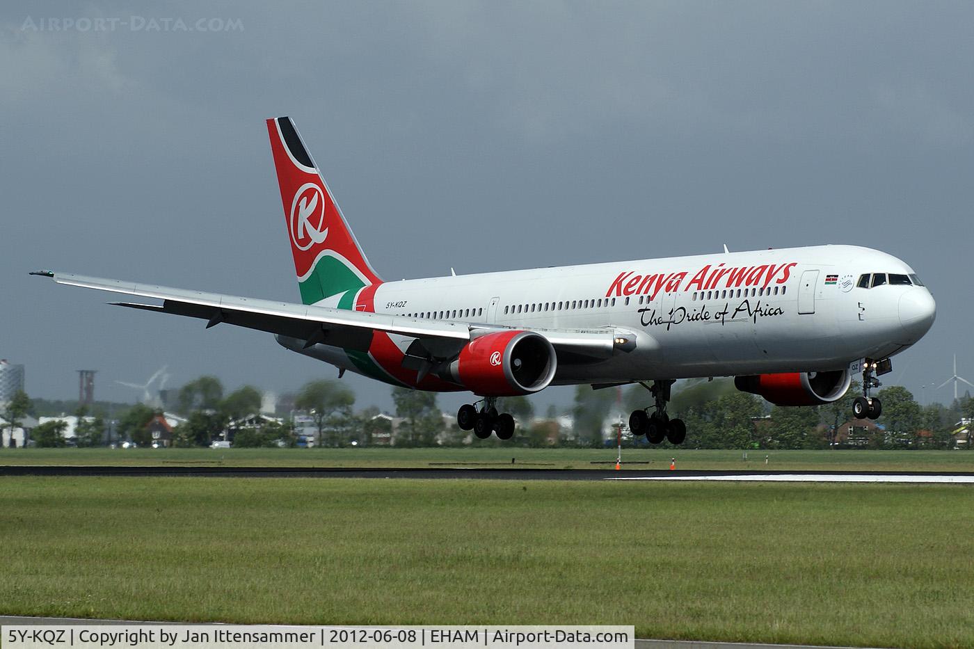 5Y-KQZ, 2001 Boeing 767-36N/ER C/N 30853, 5Y-KQZ @ EHAM