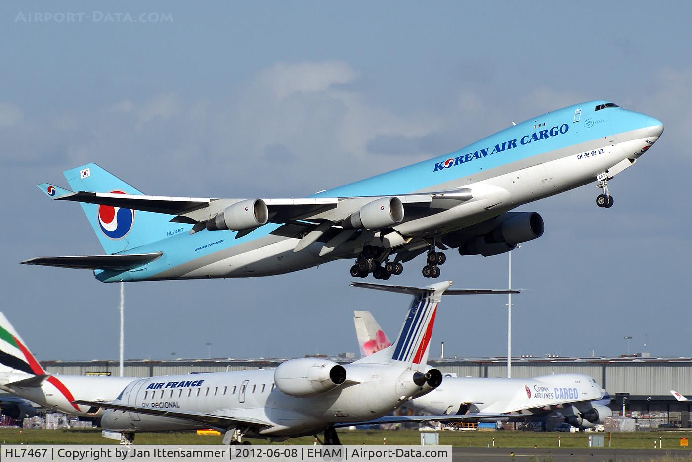 HL7467, 2001 Boeing 747-4B5F/SCD C/N 27073, HL7467 q eham