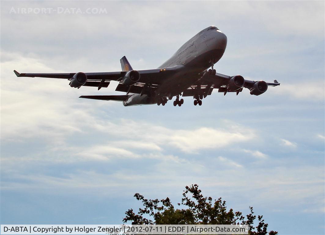 D-ABTA, 1989 Boeing 747-430M C/N 24285, Coming home from Houston.....