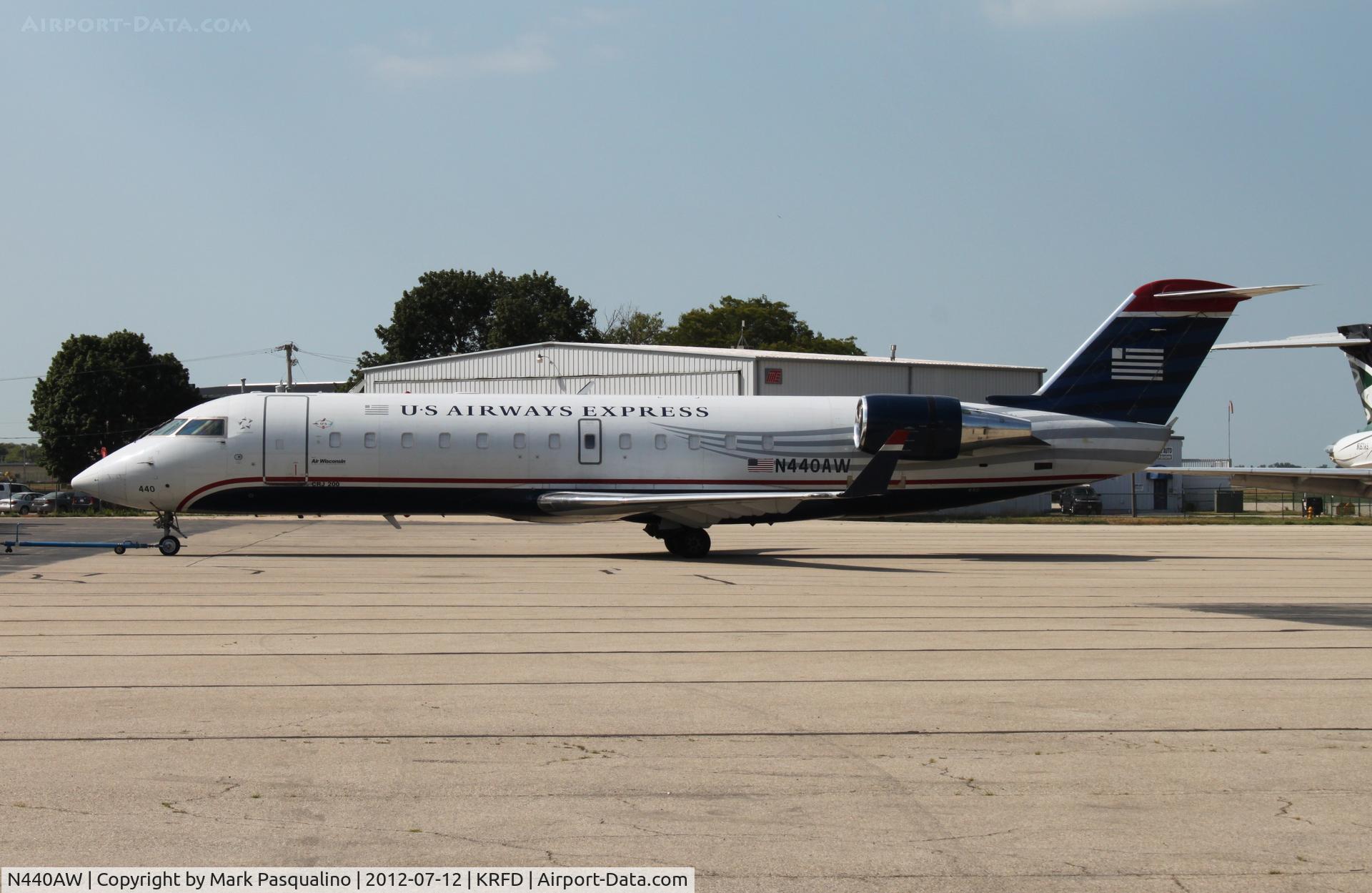 N440AW, 2003 Bombardier CRJ-200LR (CL-600-2B19) C/N 7766, CL-600-2B19