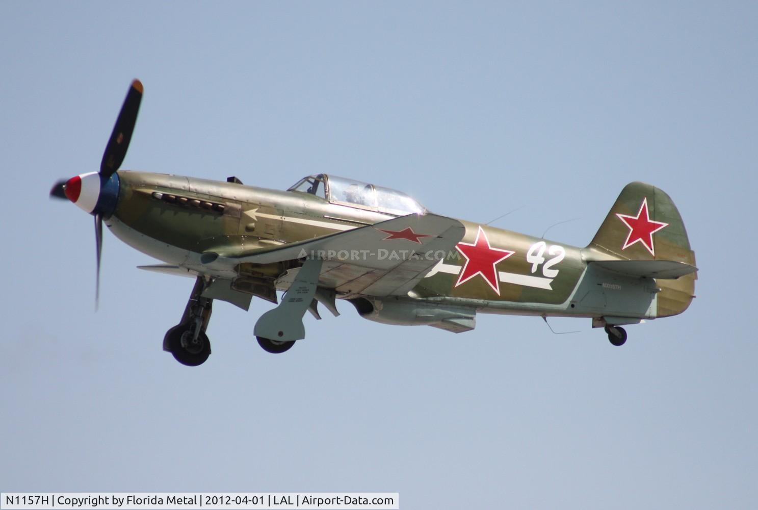 N1157H, 1994 Yakovlev Yak-9U-M C/N 0470402, Yak-9U-M