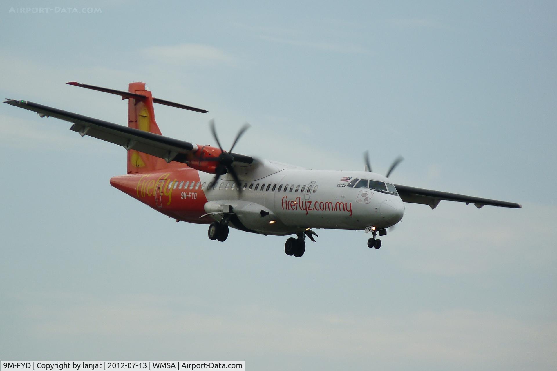 9M-FYD, 2008 ATR 72-212A C/N 830, evening
