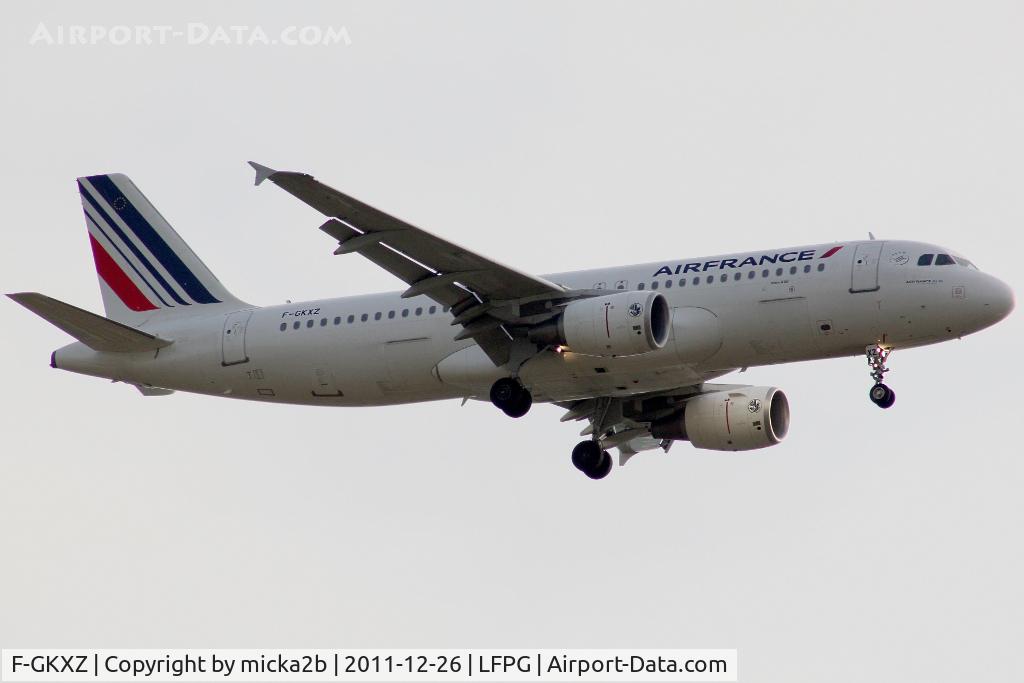 F-GKXZ, 2009 Airbus A320-214 C/N 4084, Landing