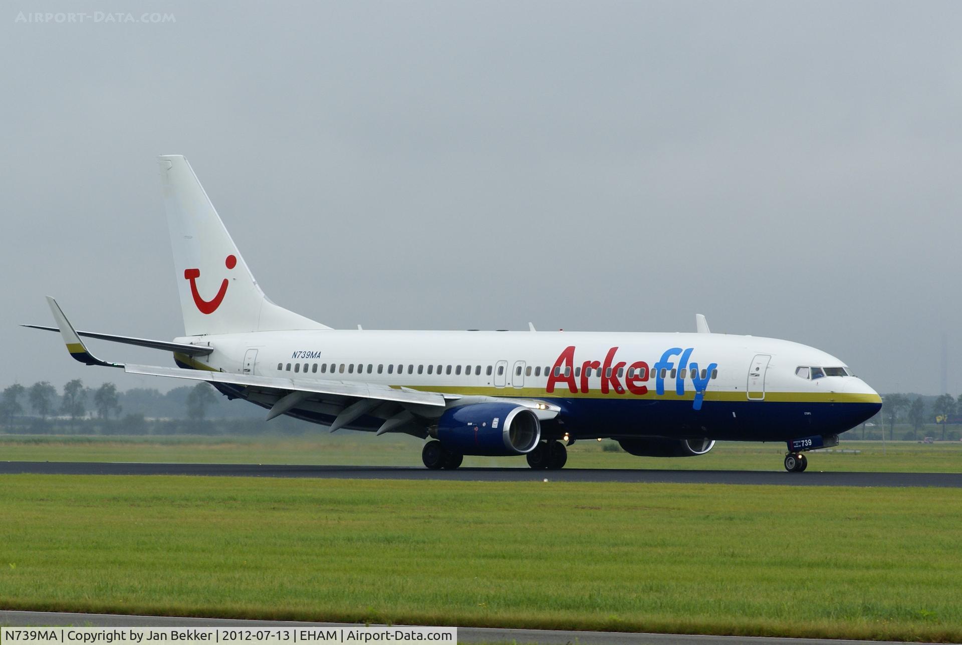N739MA, 2004 Boeing 737-8Q8 C/N 30670, Polderbaan Schiphol