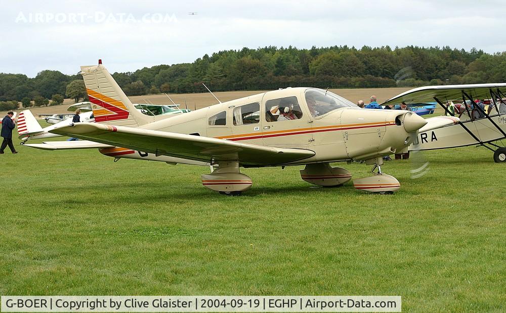 G-BOER, 1981 Piper PA-28-161 Cherokee Warrior II C/N 28-8116094, Ex: N83030 > G-BOER - Originally owned to, South Coast Aviation Ltd in January 1988 - Currently in private hands.