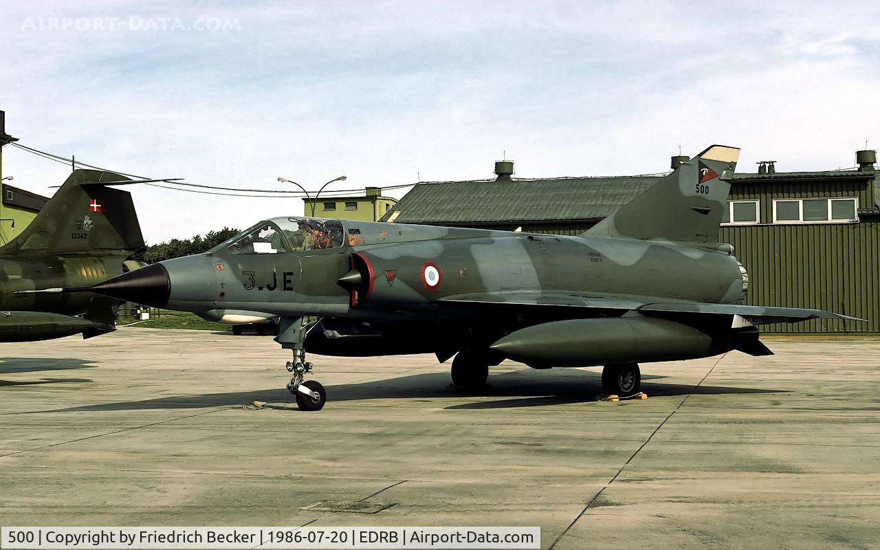 500, Dassault Mirage IIIE C/N 500, static display