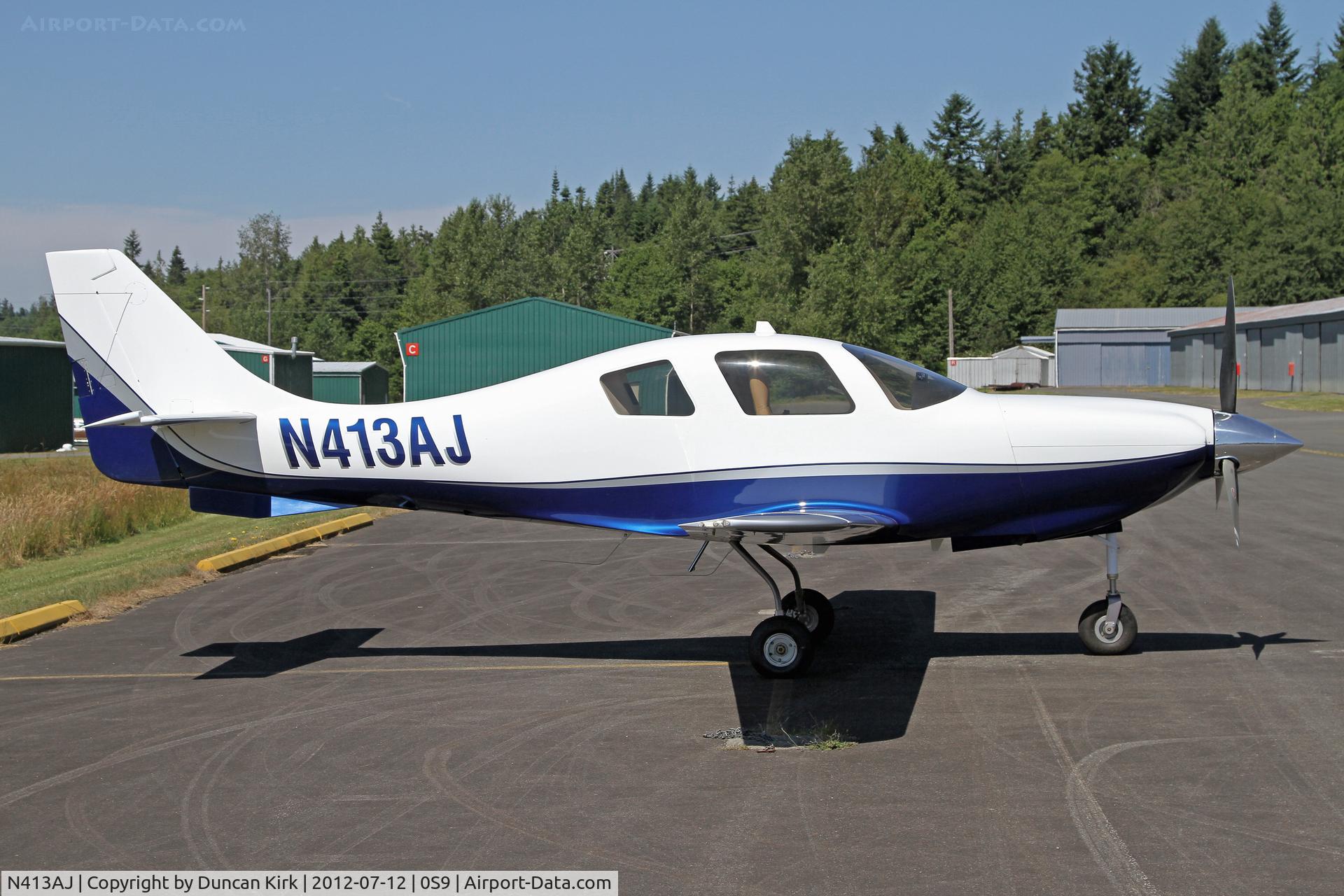 N413AJ, 2008 Lancair IV-P C/N LIV-595, Sleek looking Lancair