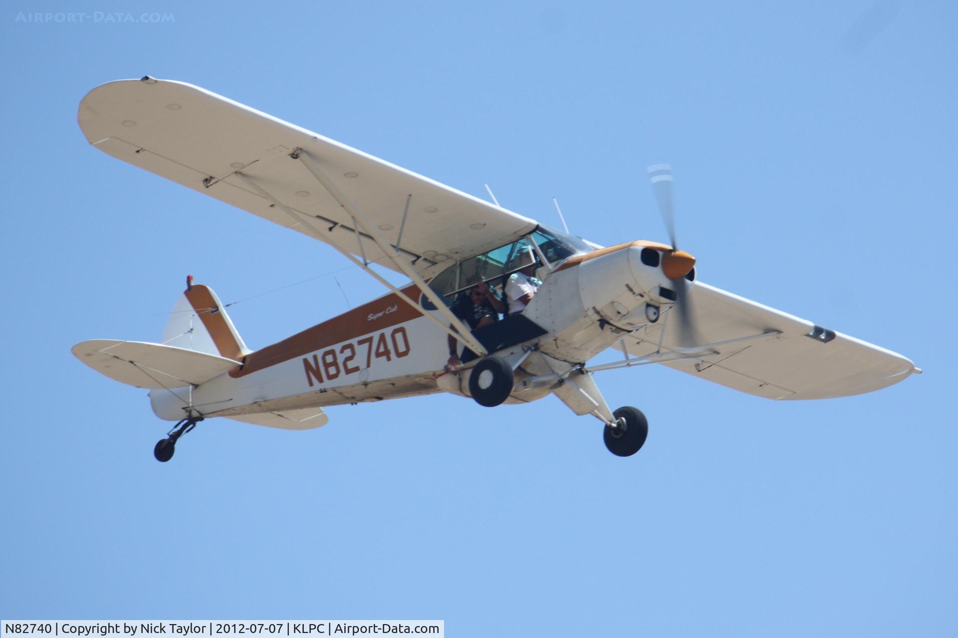 N82740, 1977 Piper PA-18-150 Super Cub C/N 18-7709186, Lompoc Piper Cub fly in 2012