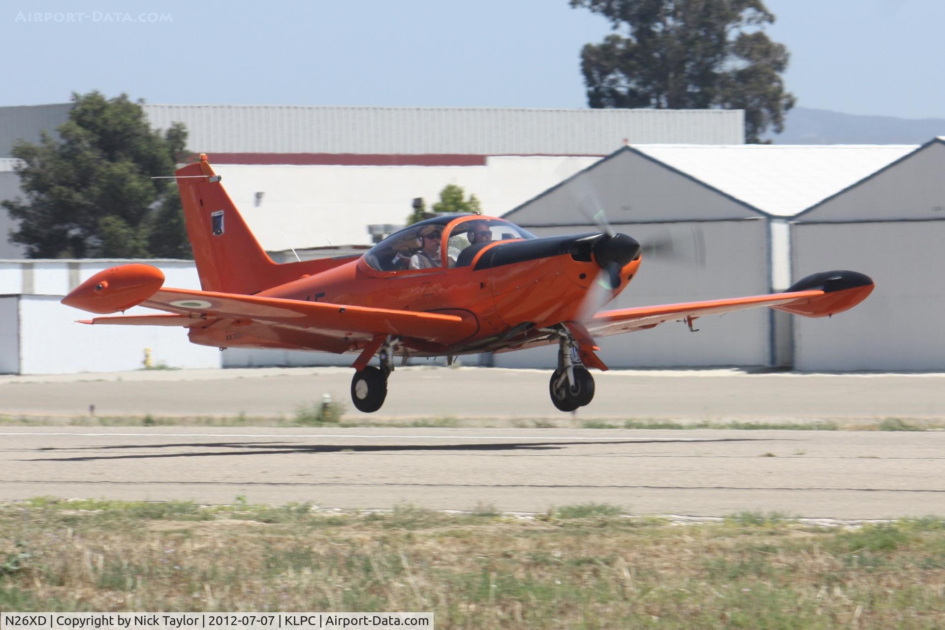 N26XD, 1987 SIAI-Marchetti F-260C C/N 40-016, Landing 25