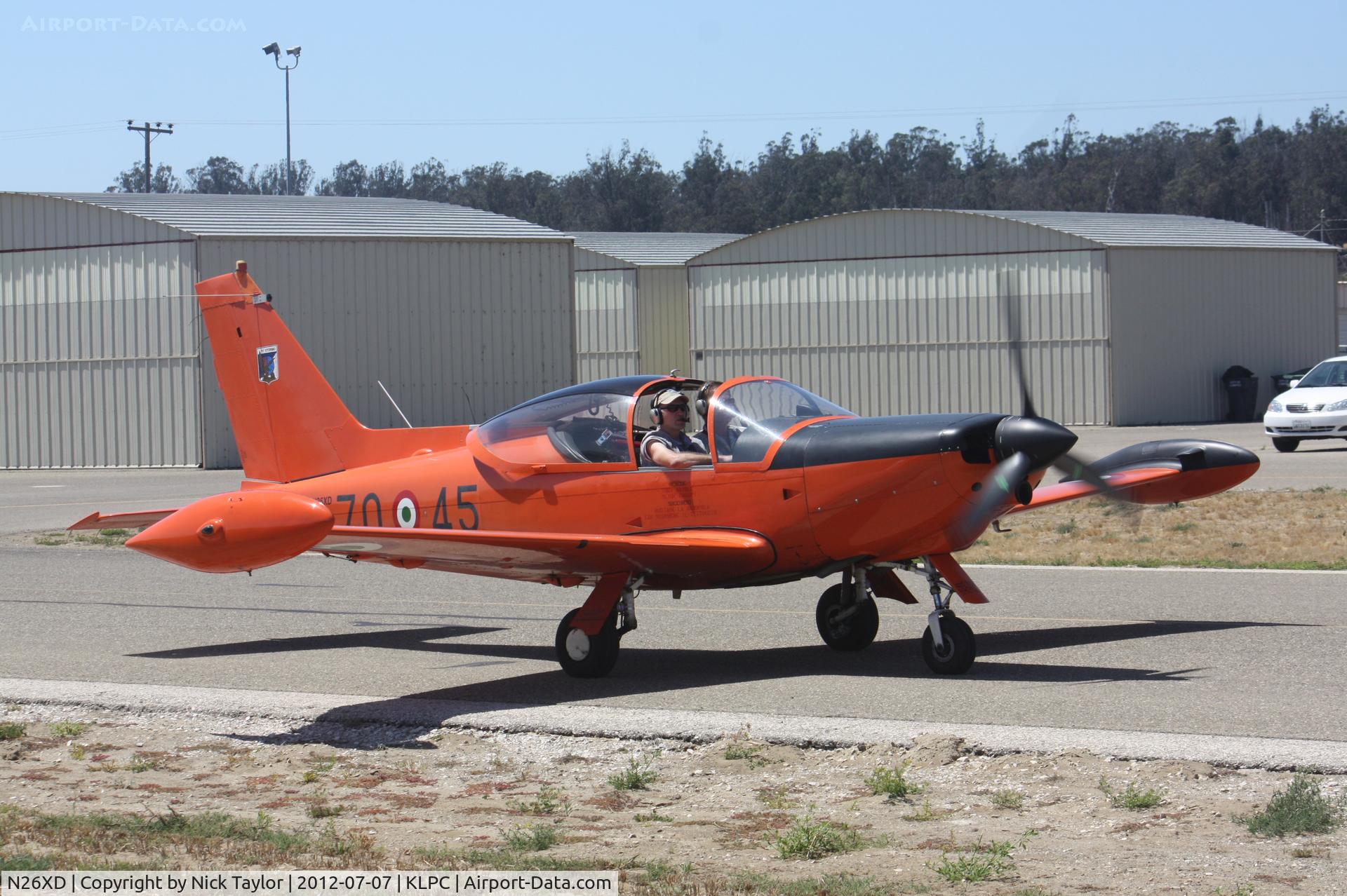 N26XD, 1987 SIAI-Marchetti F-260C C/N 40-016, Taxiing