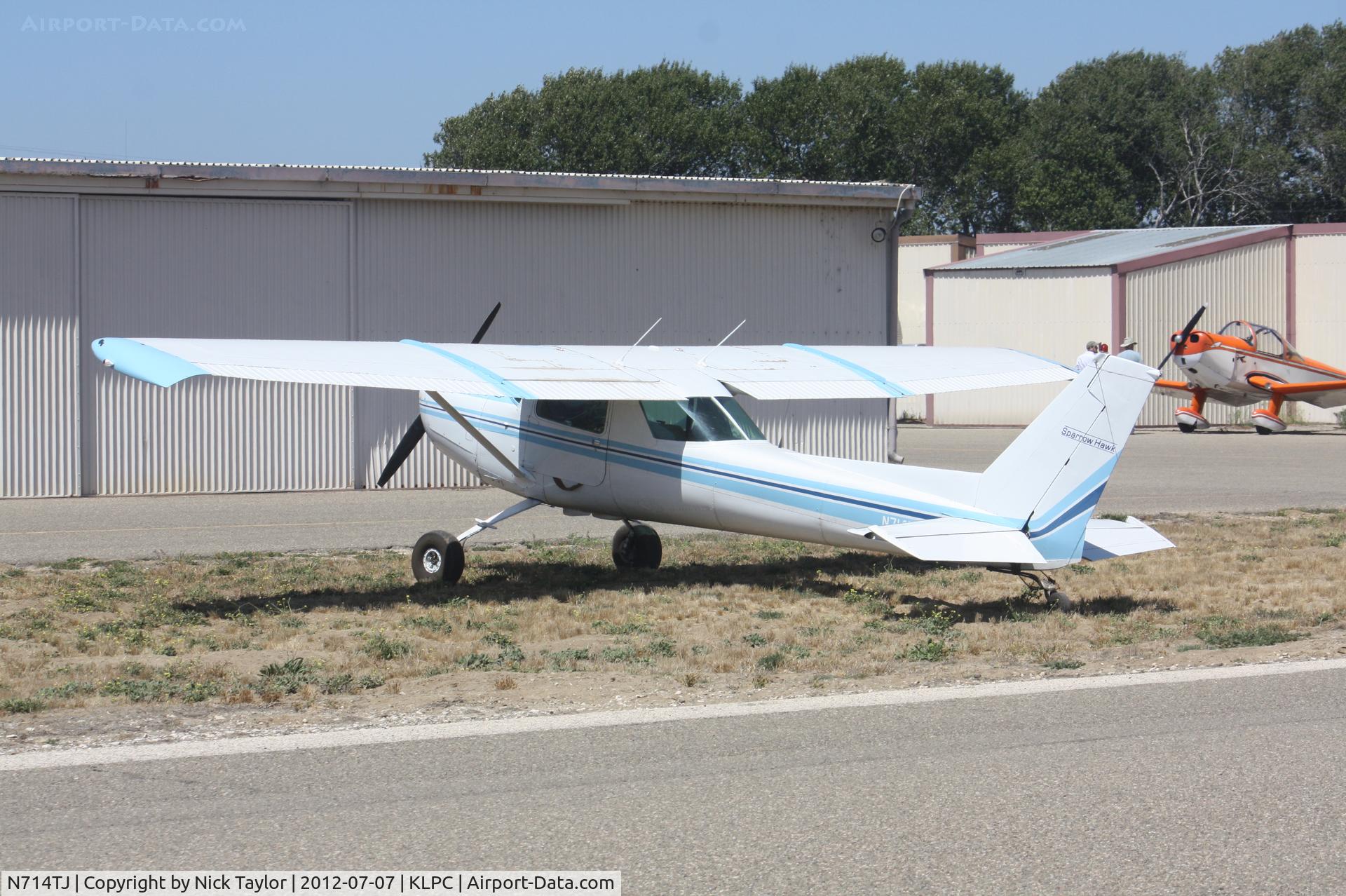 N714TJ, 1977 Cessna 152 C/N 15279417, Parked in the dirt