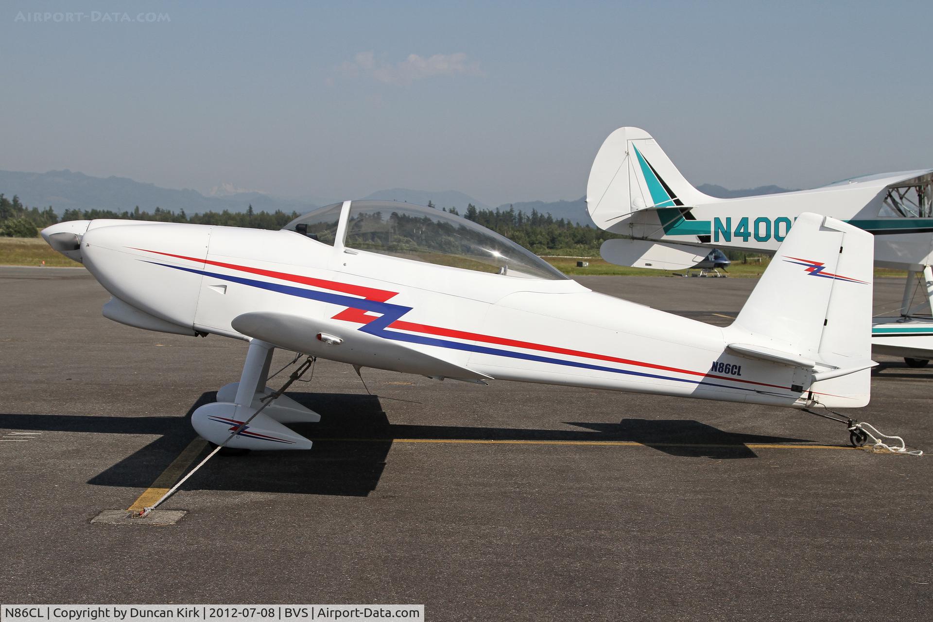 N86CL, Vans RV-8 C/N 80791, Nice evening shot at Skagit