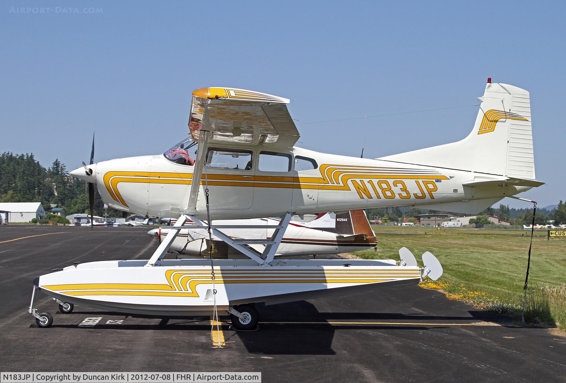 N183JP, Cessna 180J C/N 180-52620, Nice 180 on floats