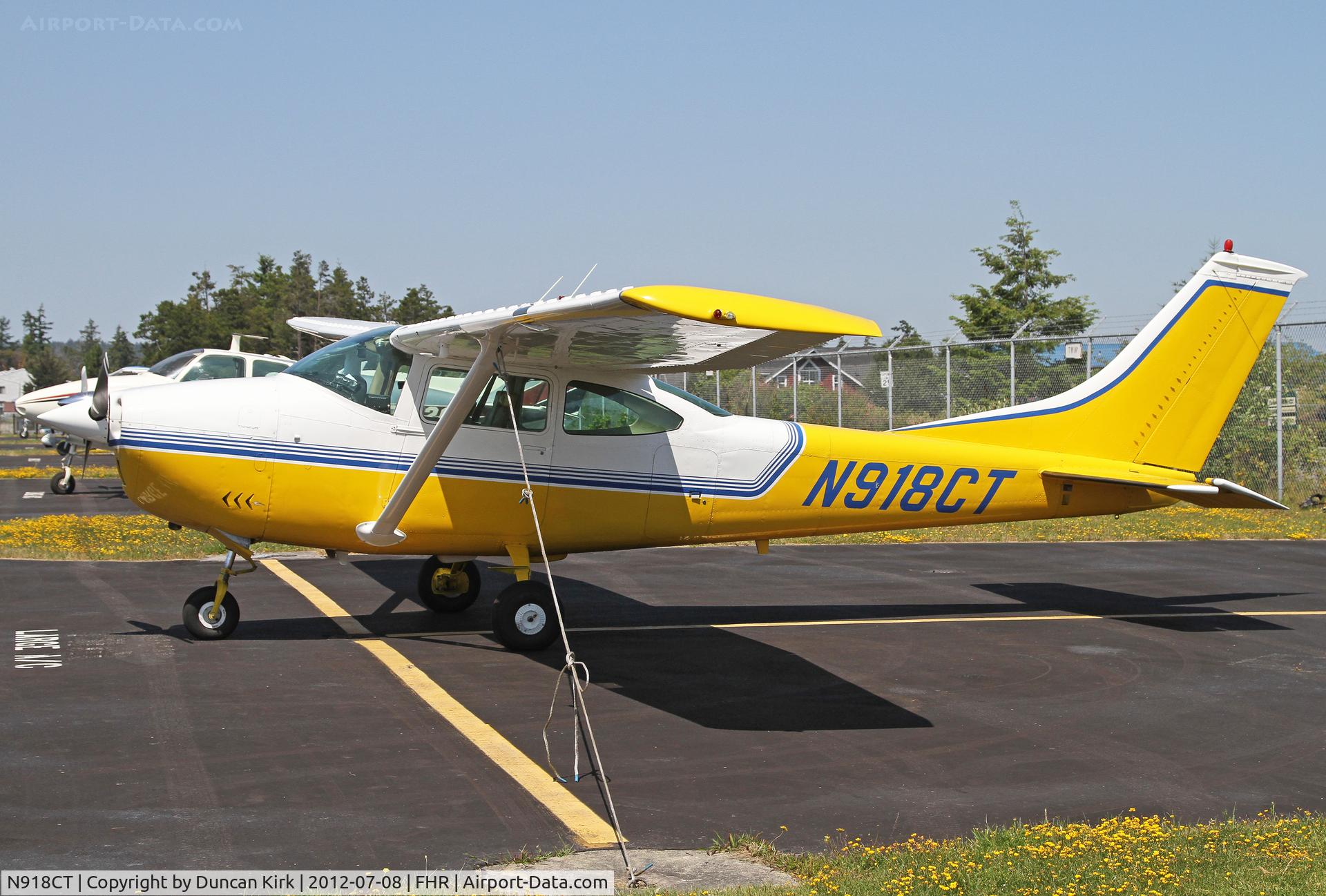 N918CT, 1968 Cessna 182M Skylane C/N 18259387, Nice bright schemed Cessna 182