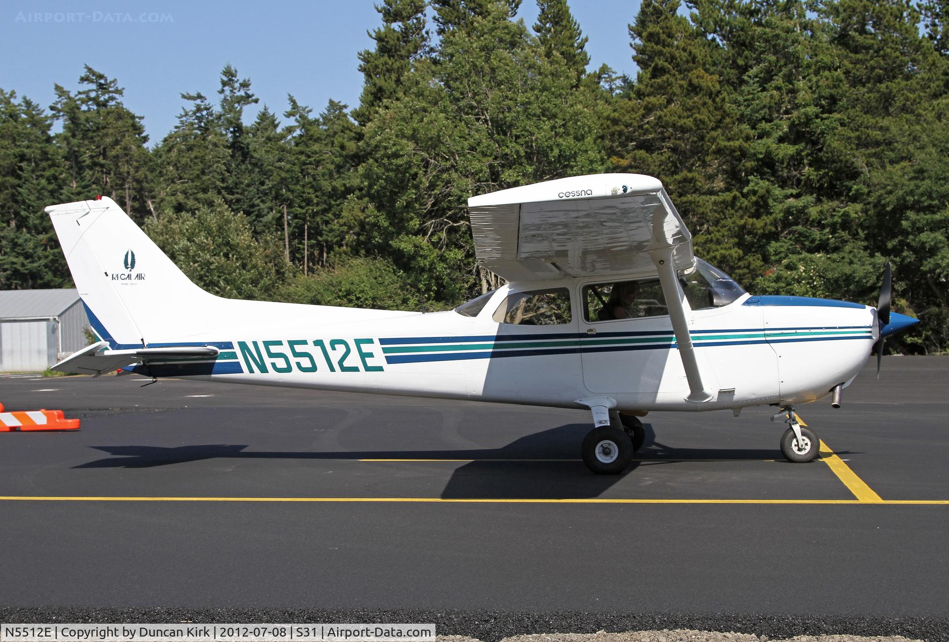 N5512E, 1978 Cessna 172N C/N 17271881, Regal Air Cessna 172 at Lopez Island